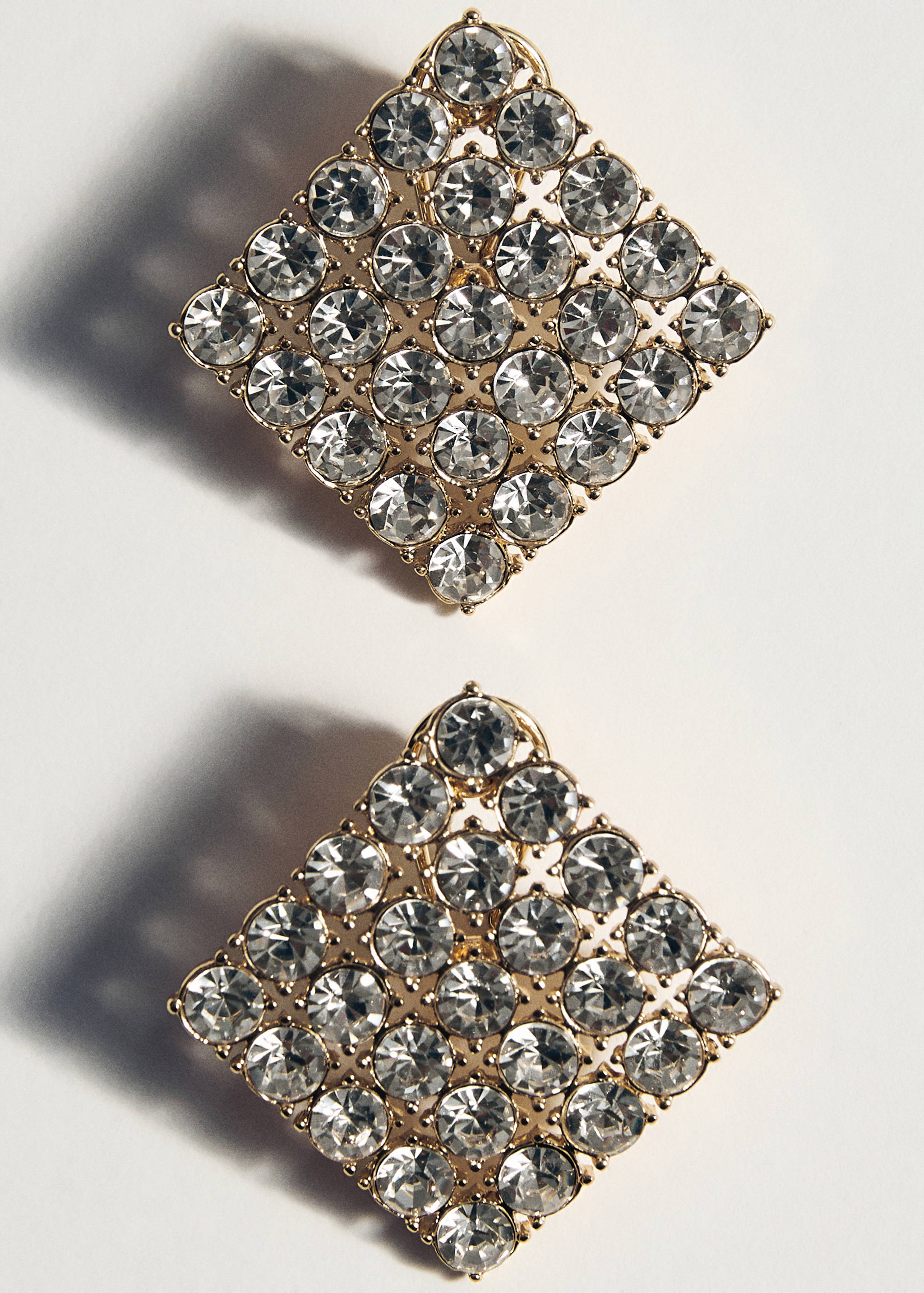 Geometric crystal earrings - Details of the article 5