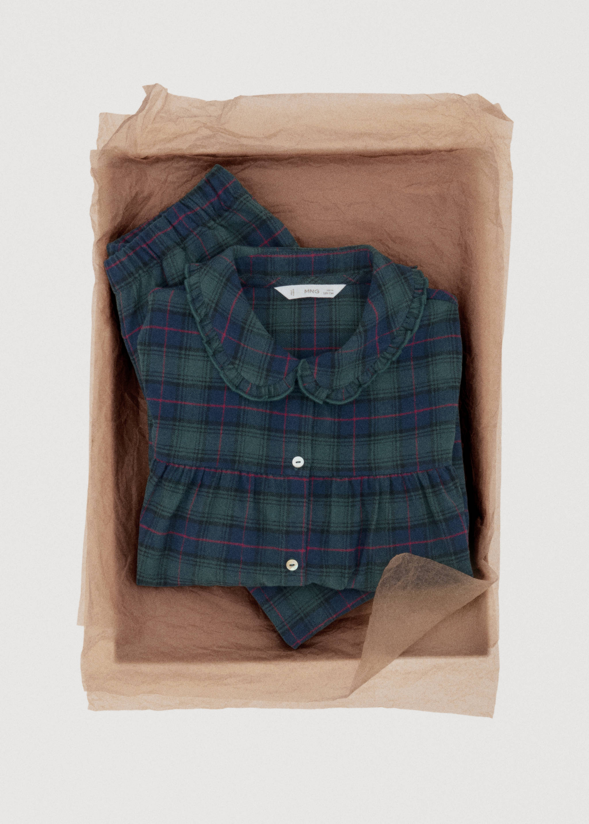 Set of long check pyjamas - Details of the article 7