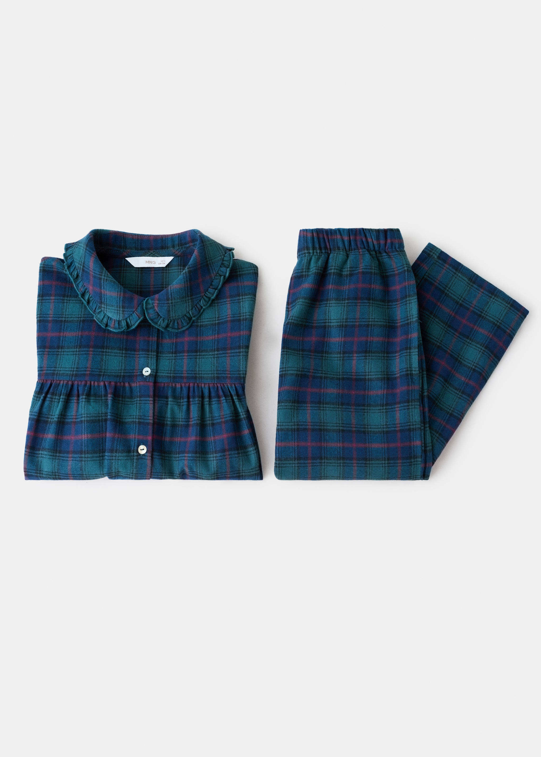 Set of long check pyjamas - Details of the article 8
