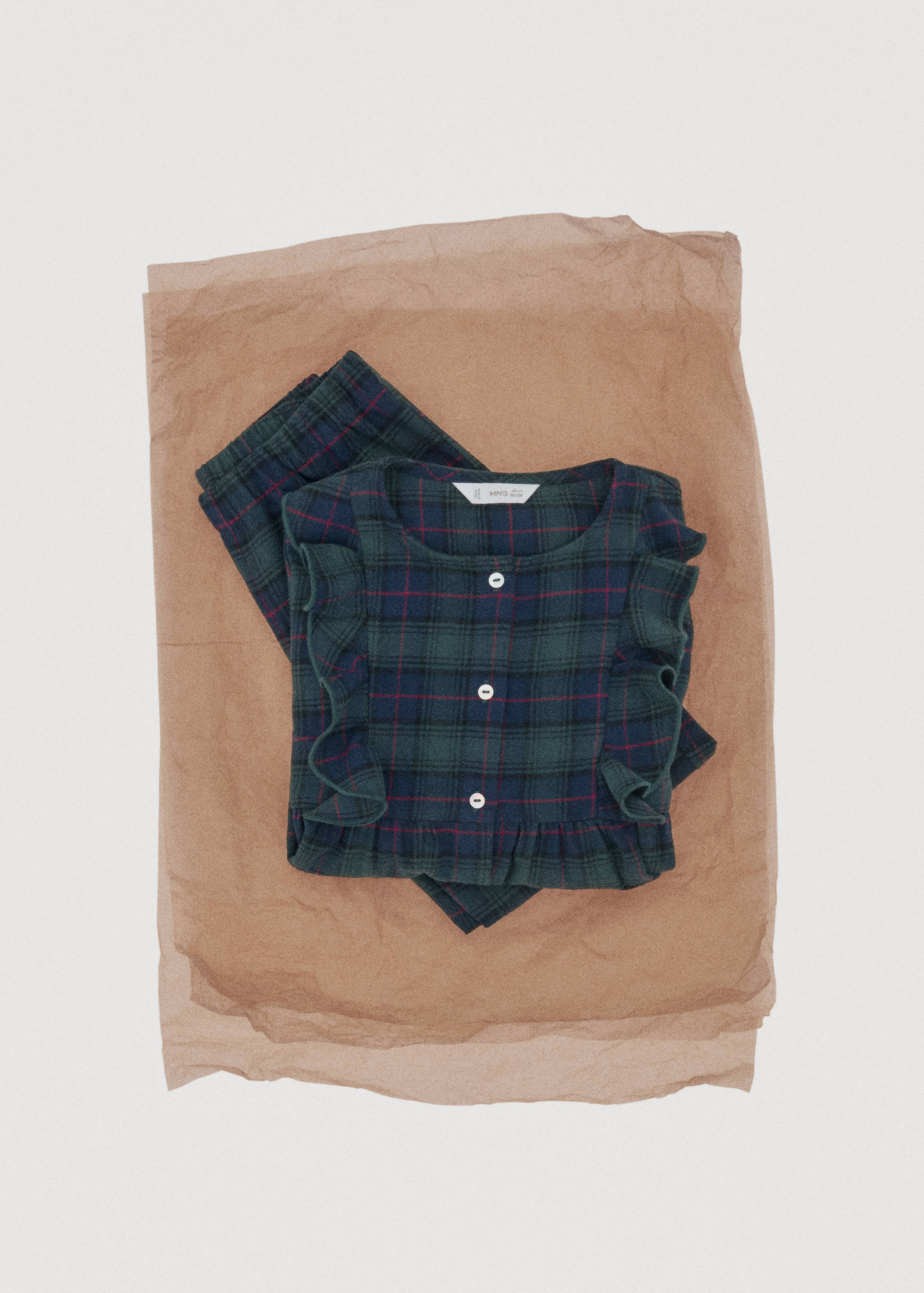 Дълга пижама на каре - Данни за артикула 7