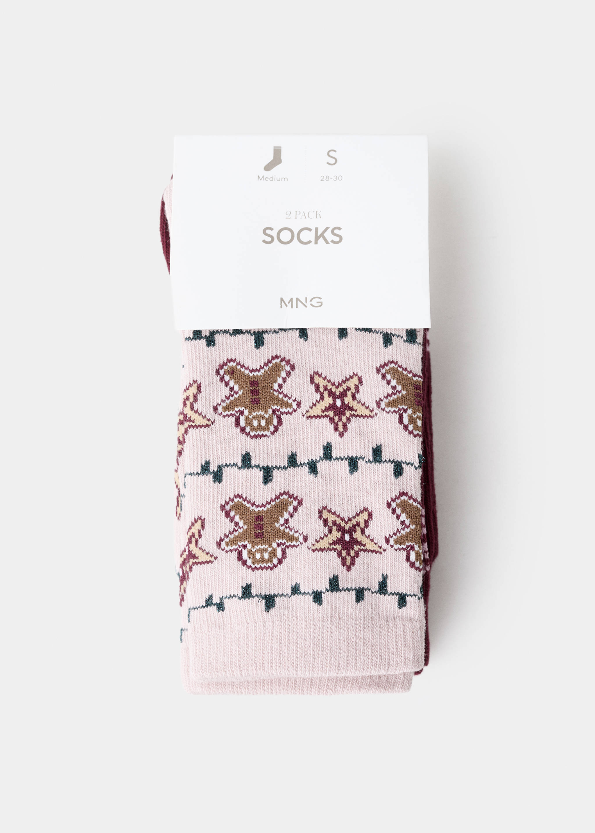 2 pack Christmas printed socks - Details of the article 0