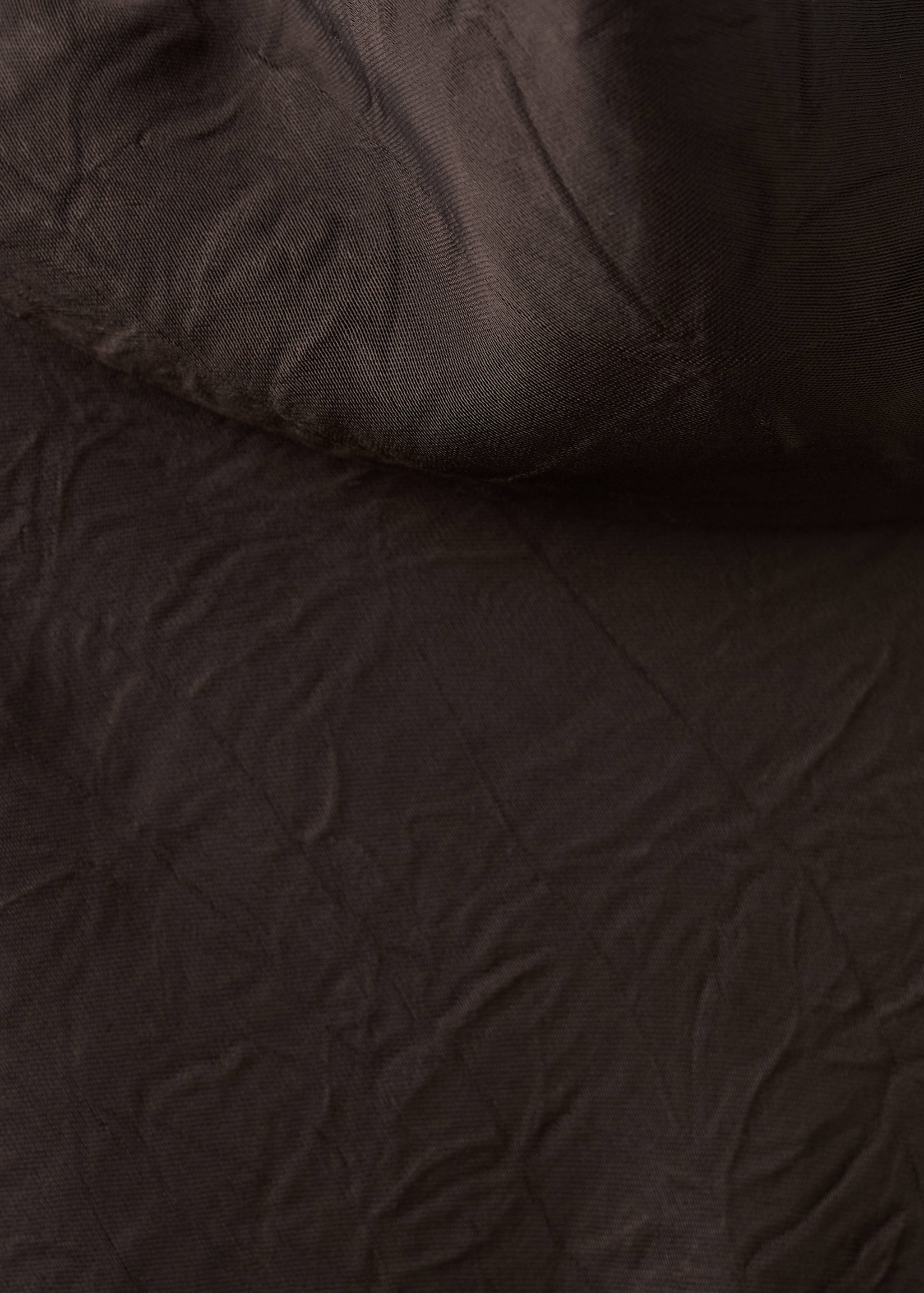 Satin dress with creased effect - Details of the article 8