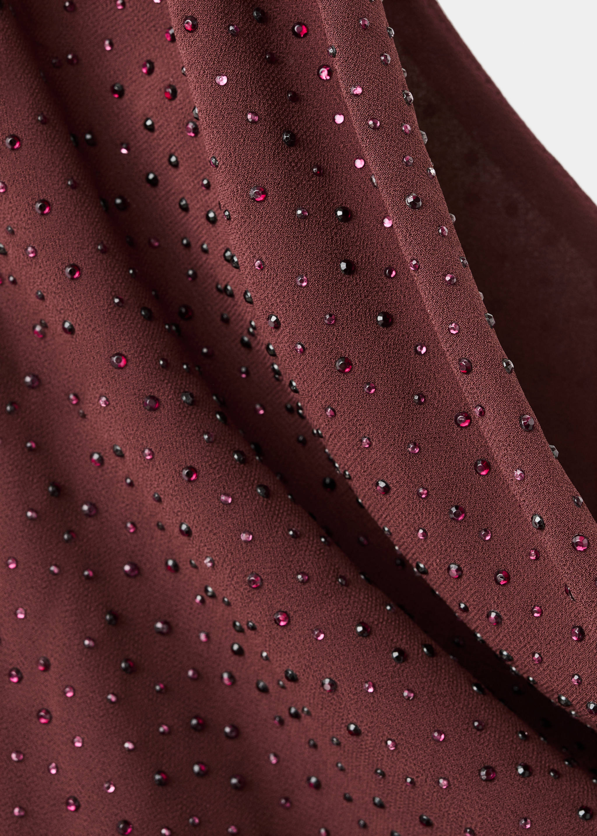 Strasszos, aszimmetrikus ruha - A termék adatai 8