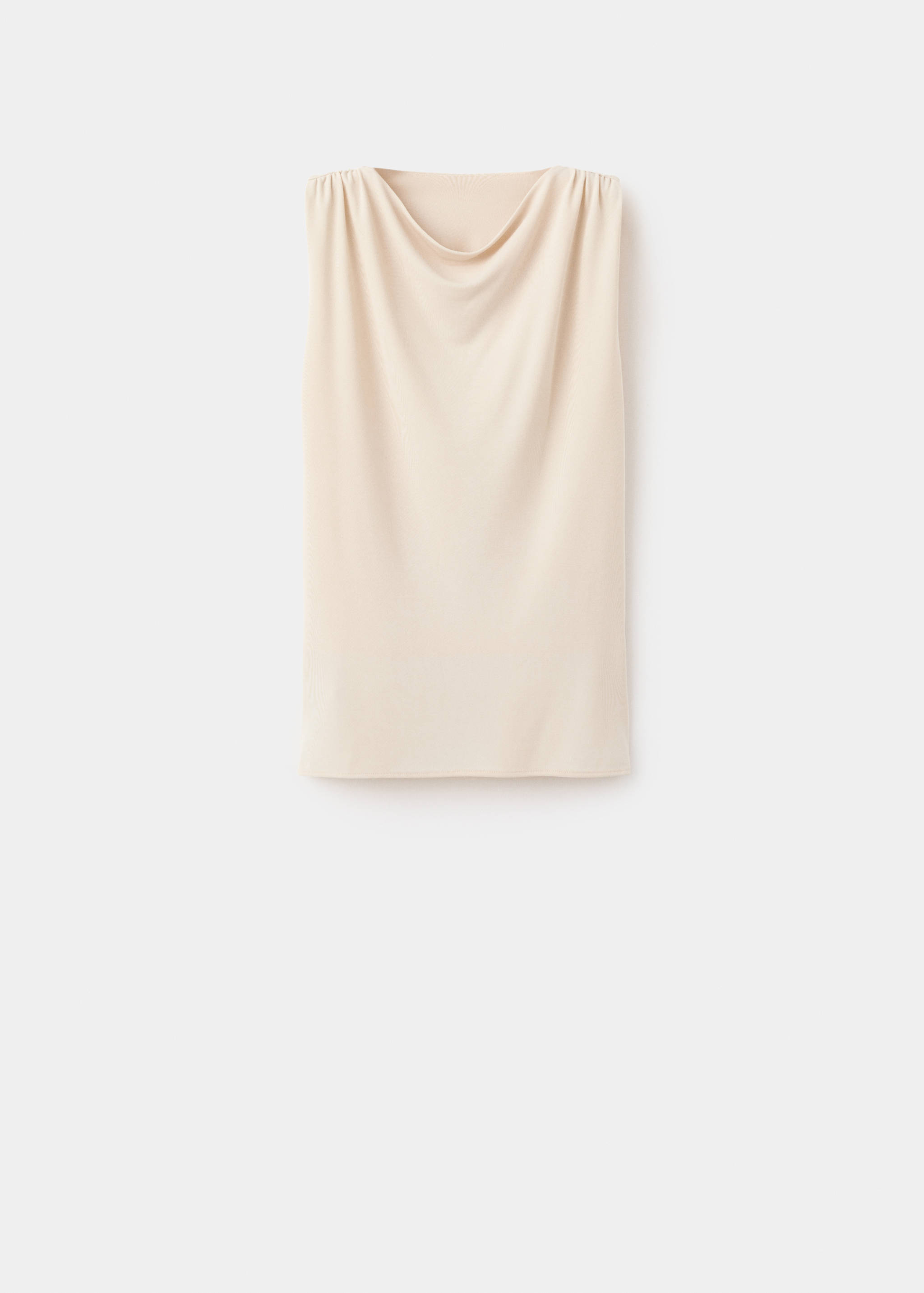 Draped top with metallic detail - Article without model
