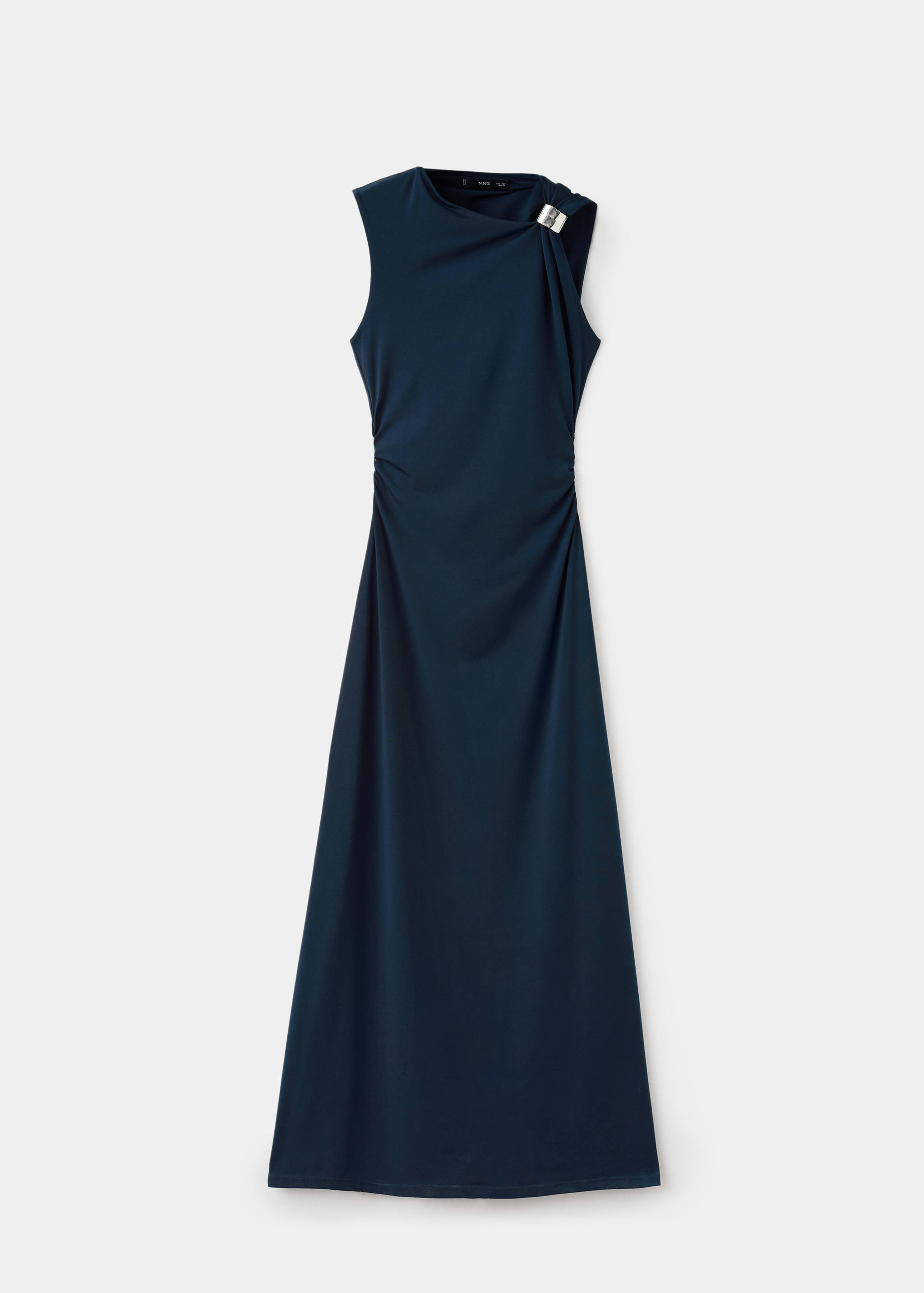 Fine-knit dress with metallic detail - Article without model