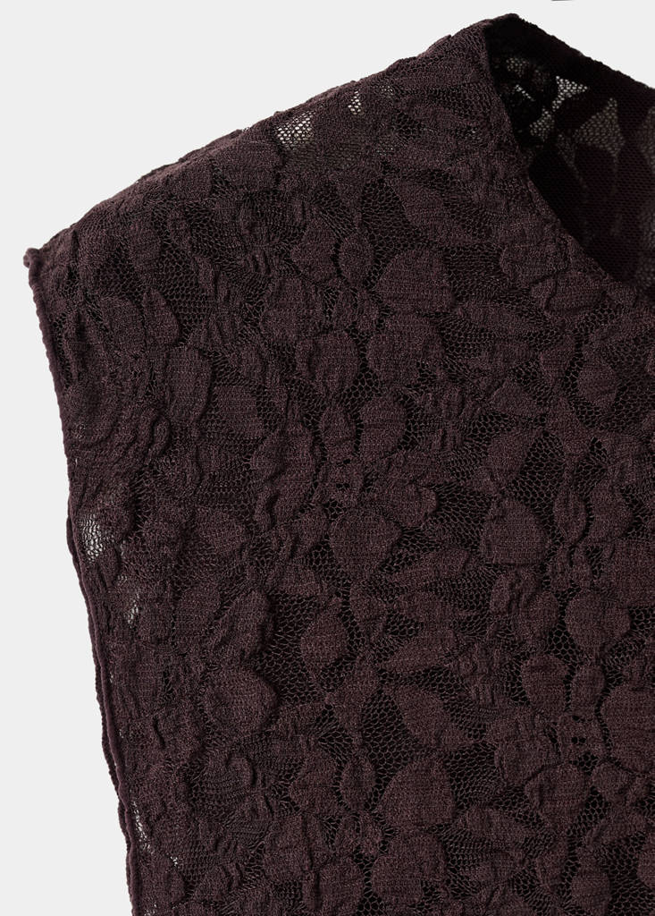 Asymmetric lace dress thumbnail 6