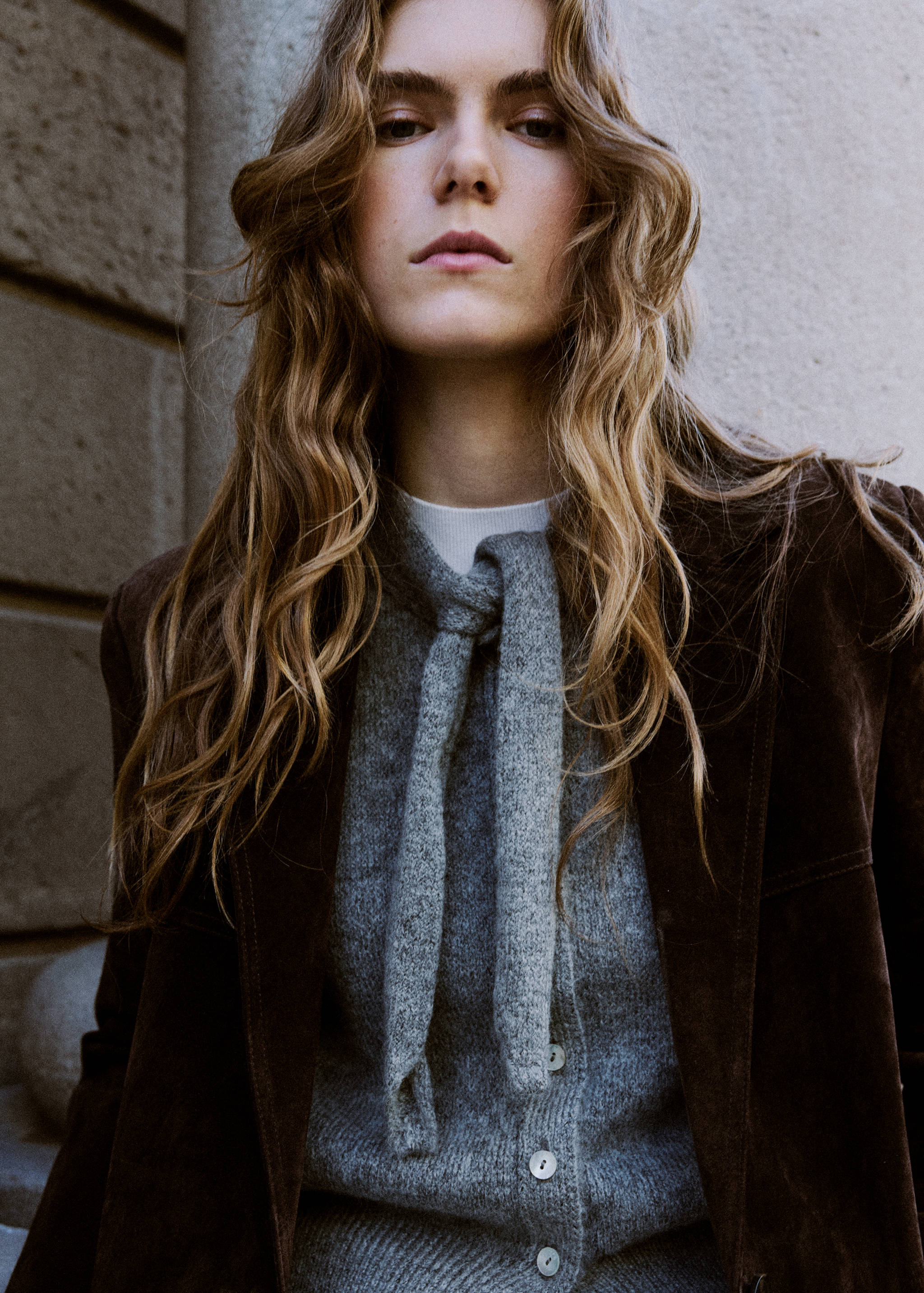 Cardigan nœud col - Détail de l'article 1