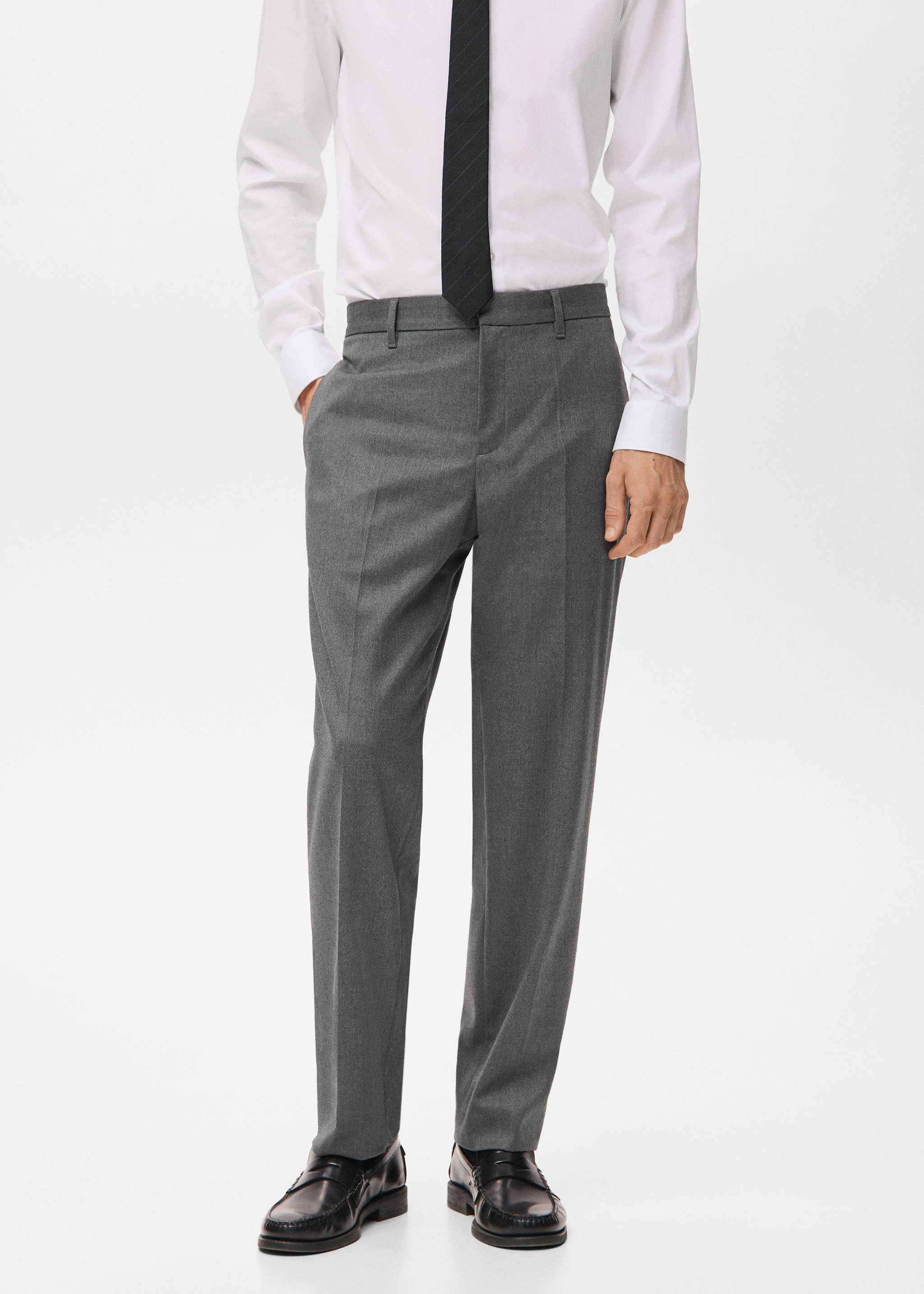 سروال واسع بقصة مستقيمة - رؤية وسط