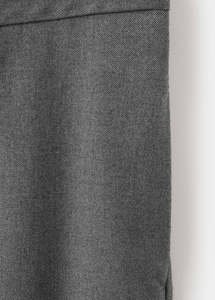 Flowy straight-fit trousers — Grey