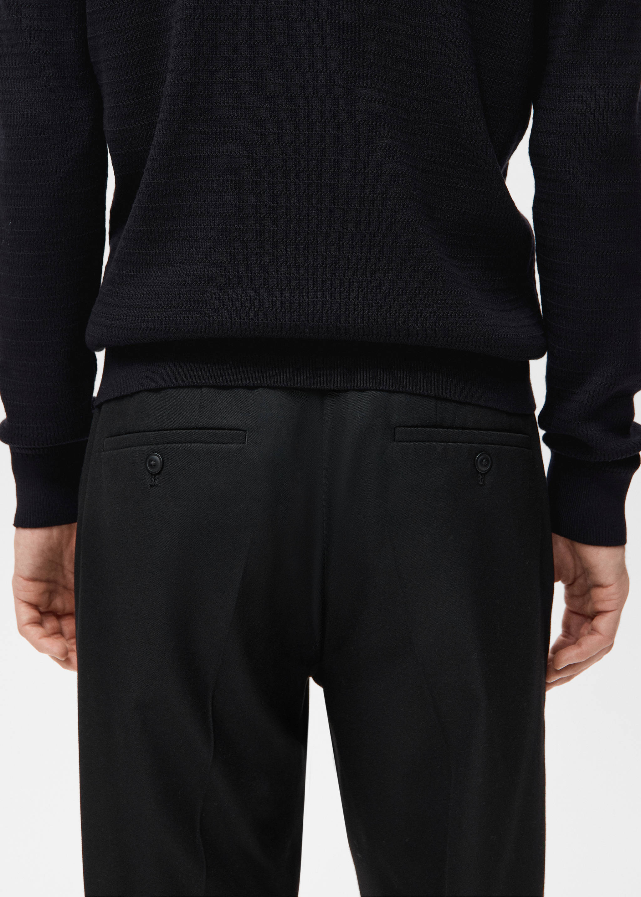 سروال واسع بقصة مستقيمة - تفاصيل المنتج 6