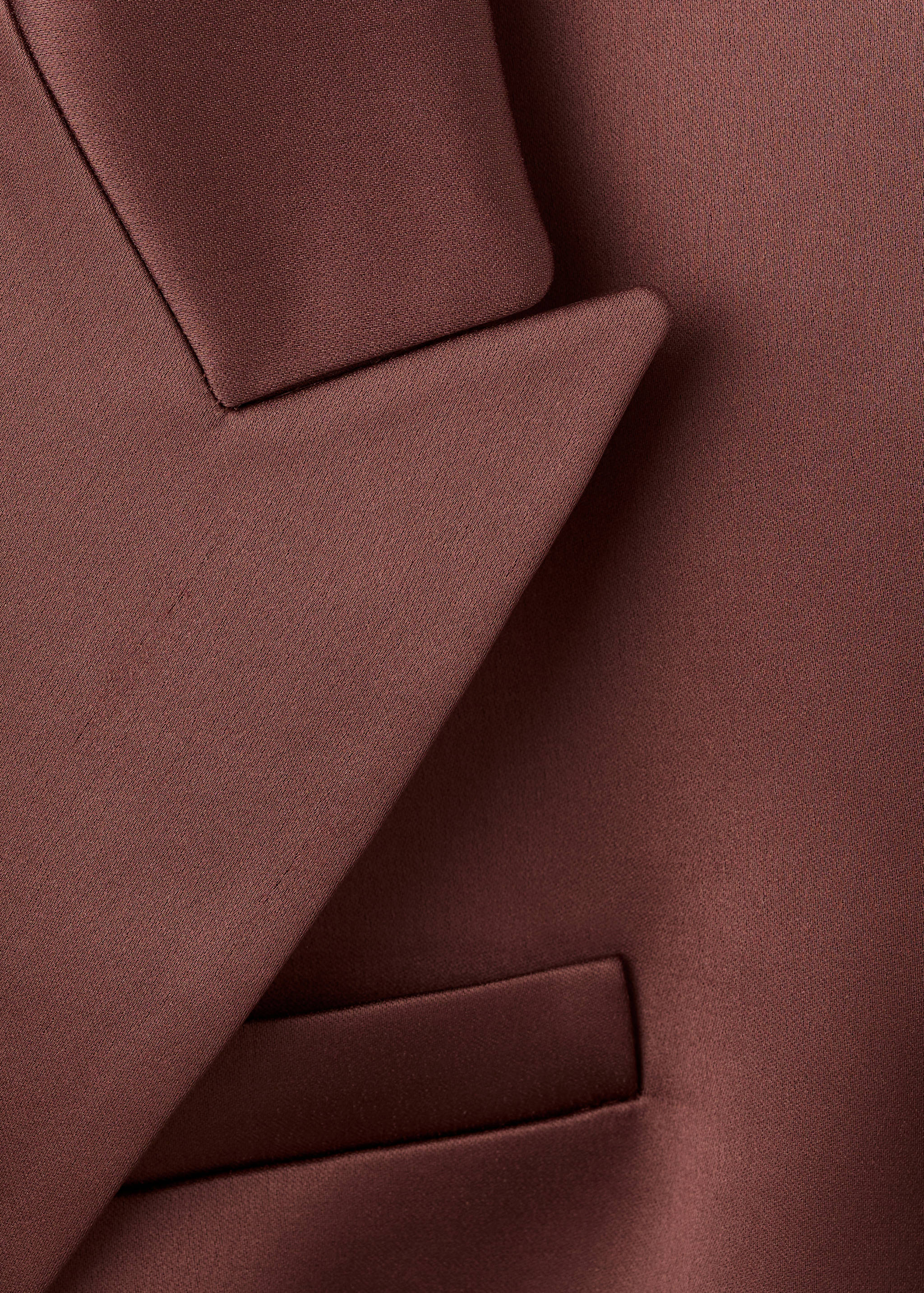 Blazer de costume satiné - Détail de l'article 8