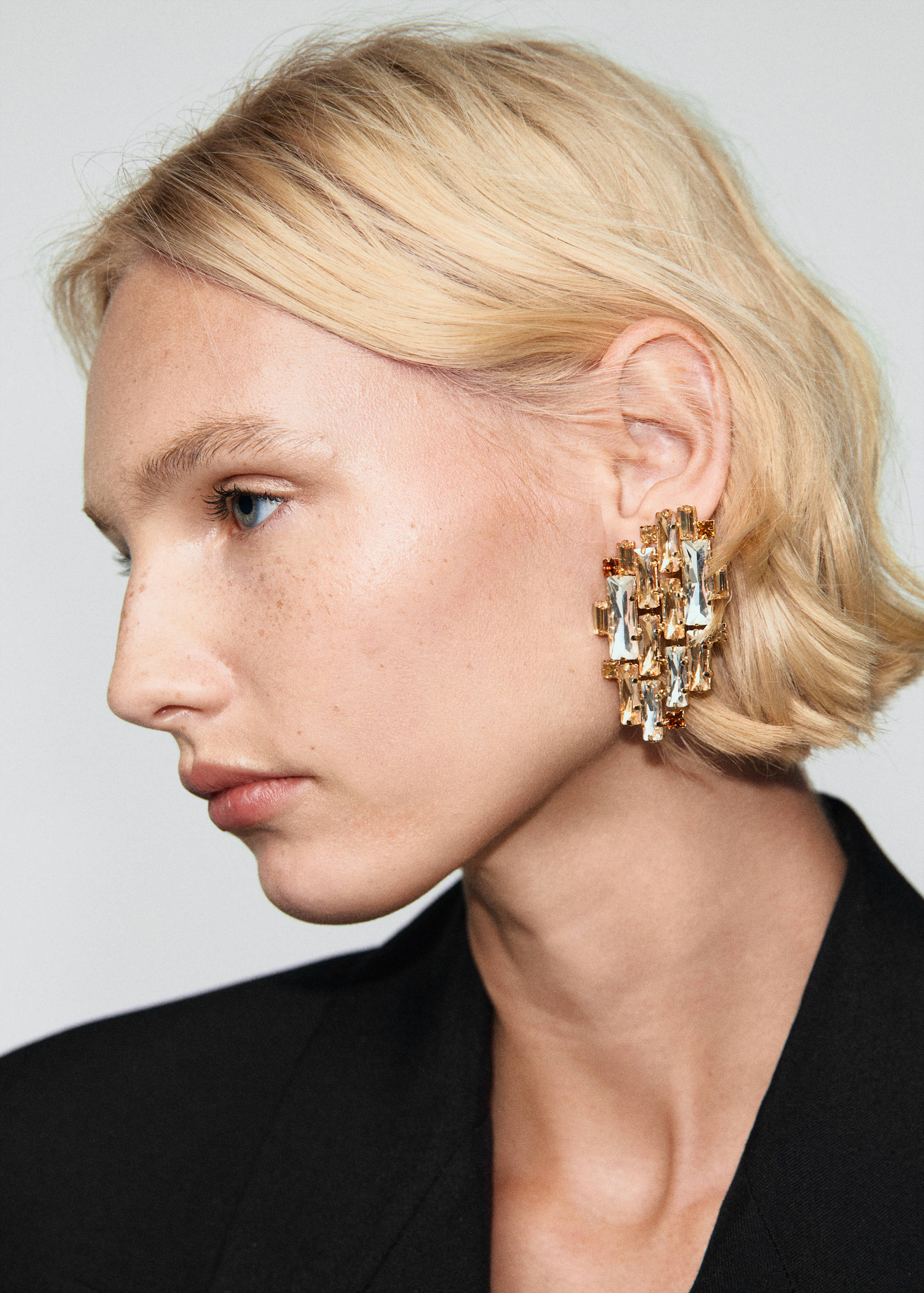 Blazer de costume en laine mélangée double boutonnage - Détail de l'article 1