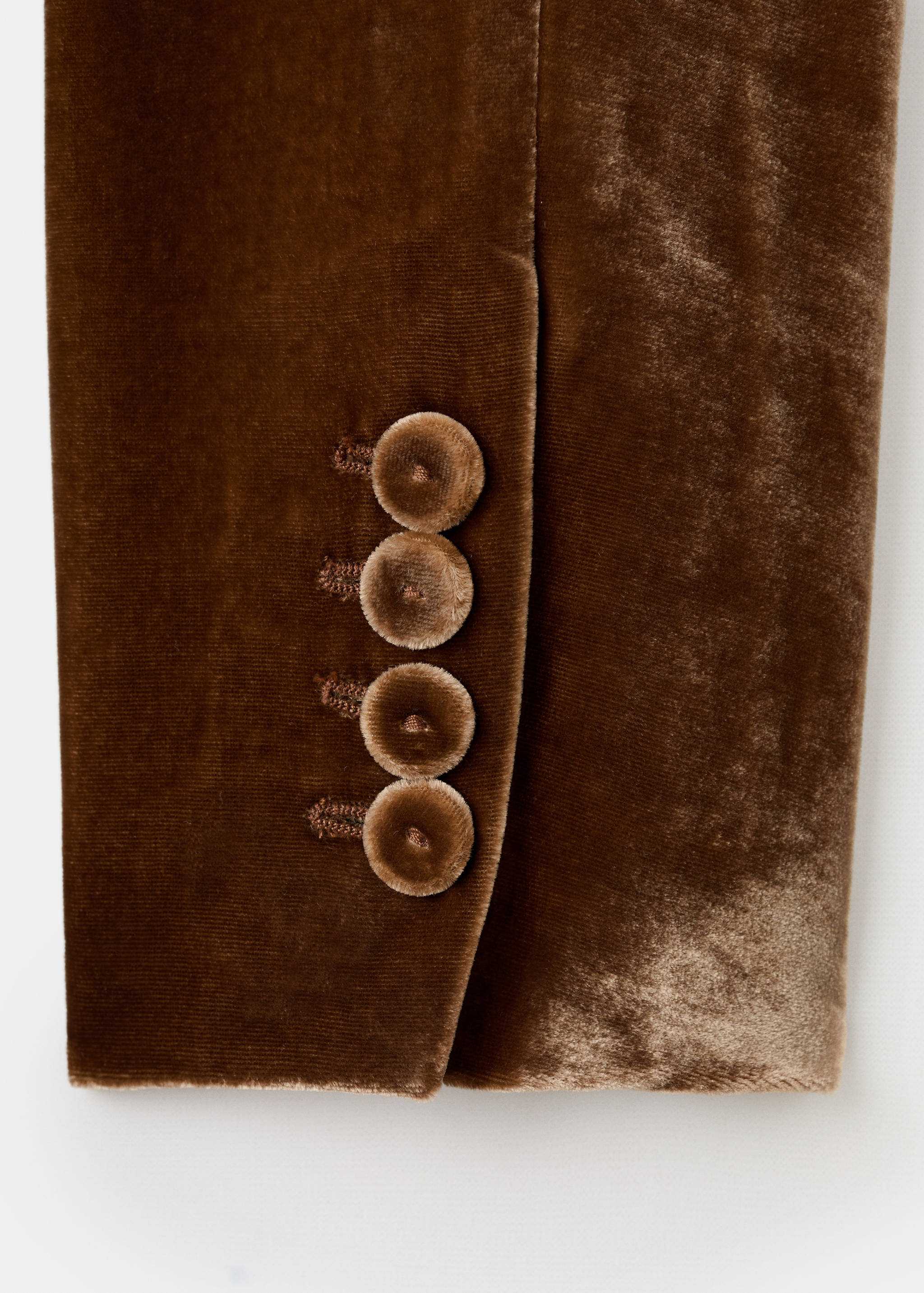 Blazer costume en velours double boutonnage - Détail de l'article 0