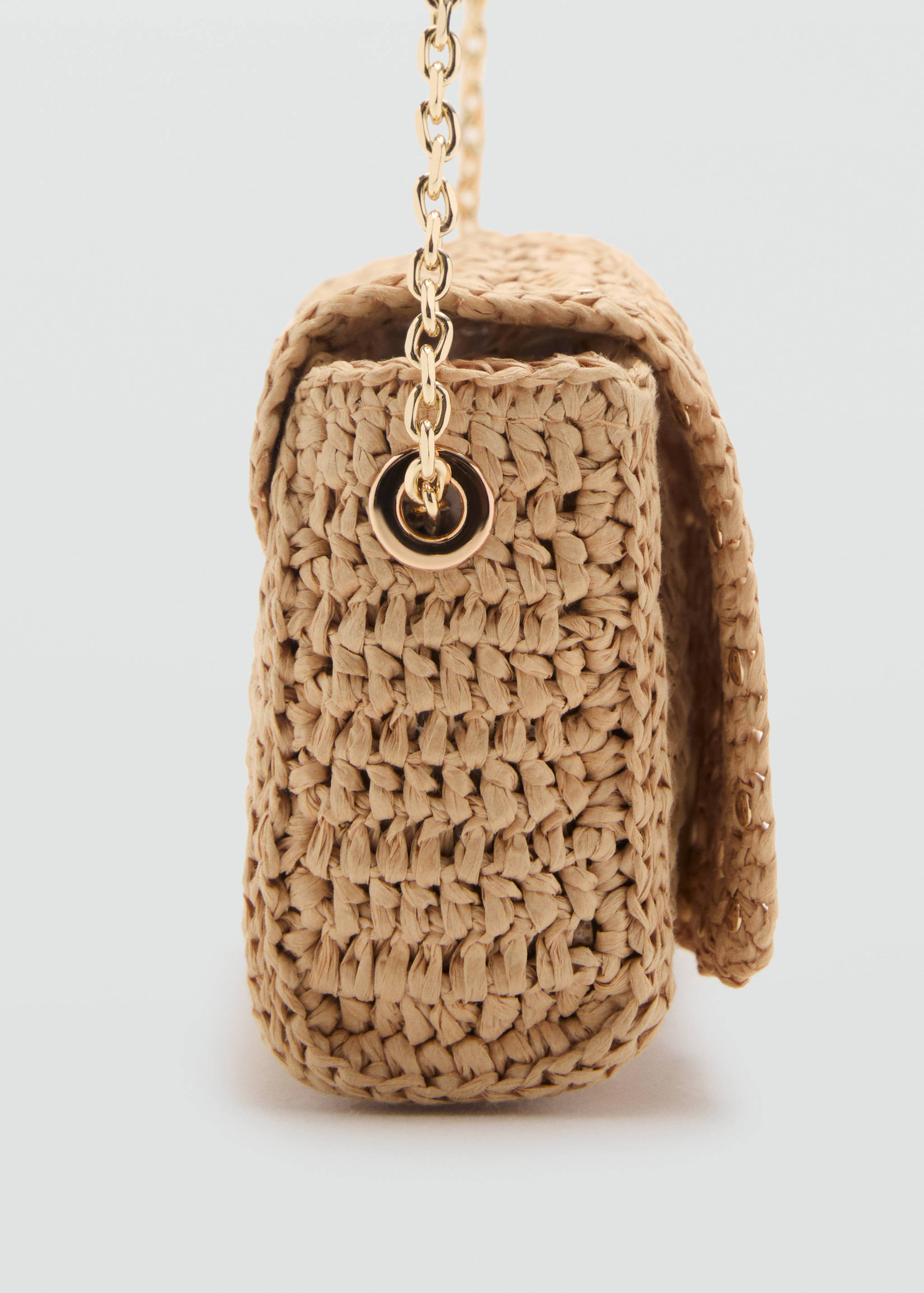 Mini natural fibre crossbody bag - Details of the article 1
