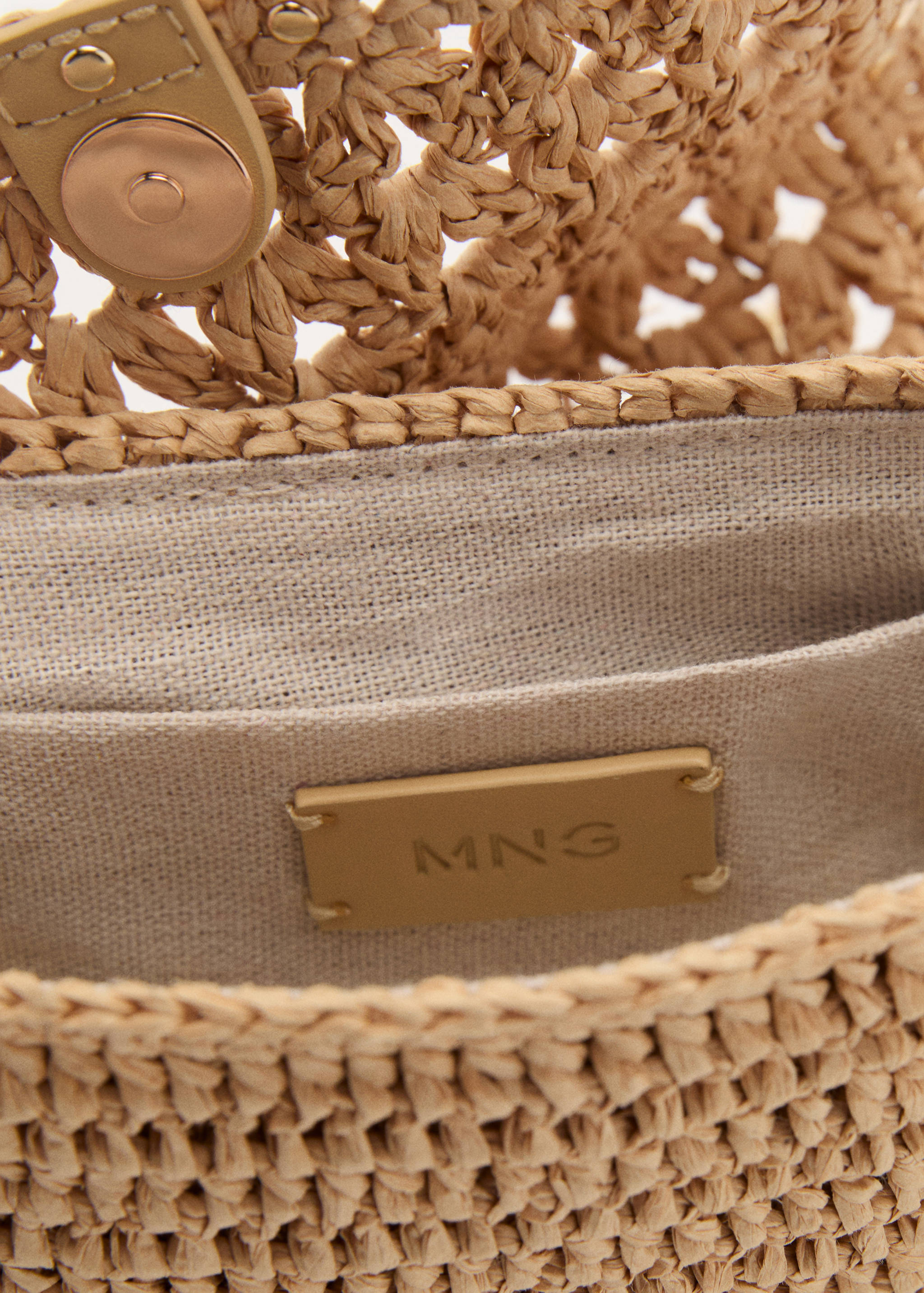 Mini natural fibre crossbody bag - Details of the article 3