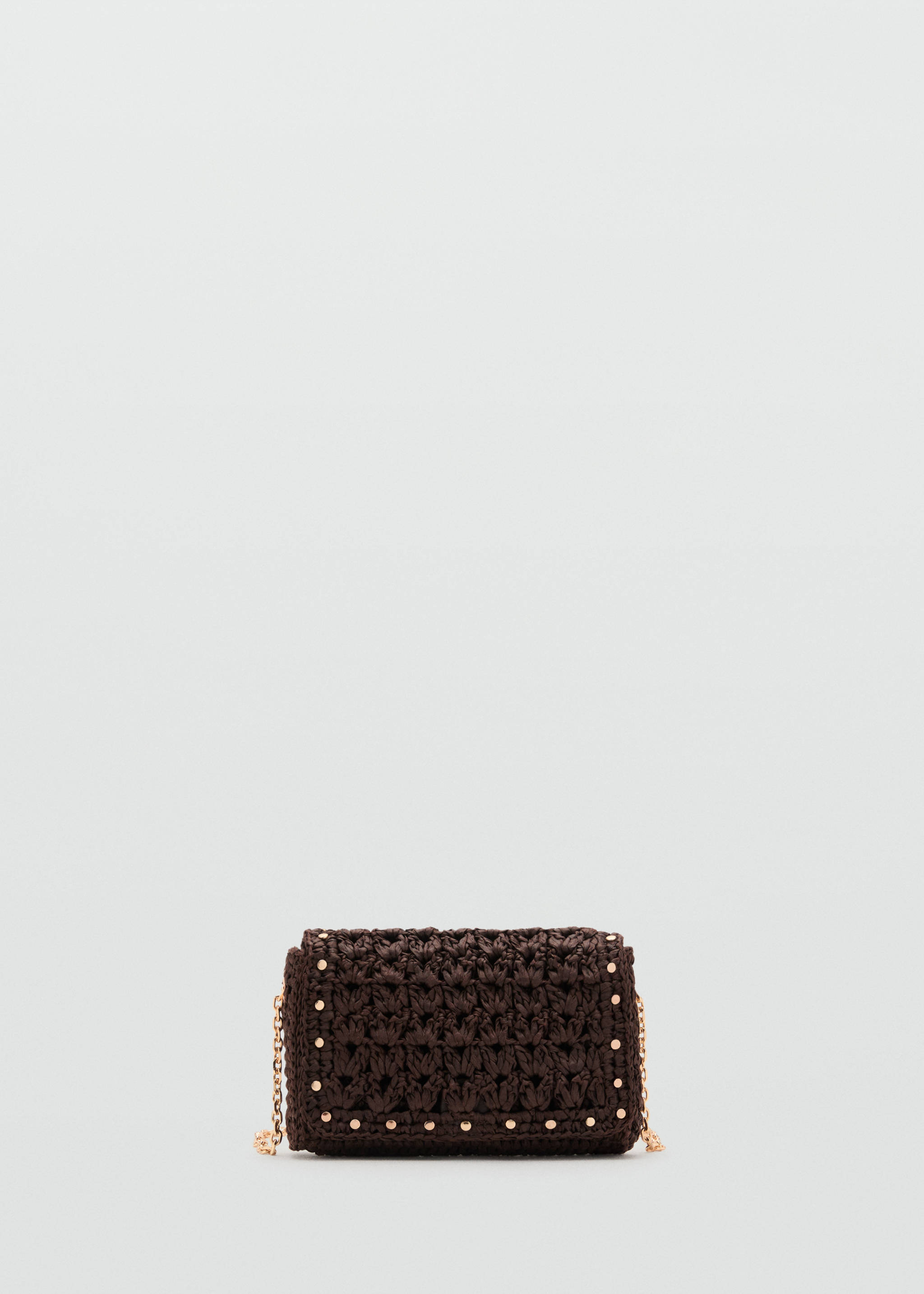 Mini natural fiber crossbody bag - Article without model