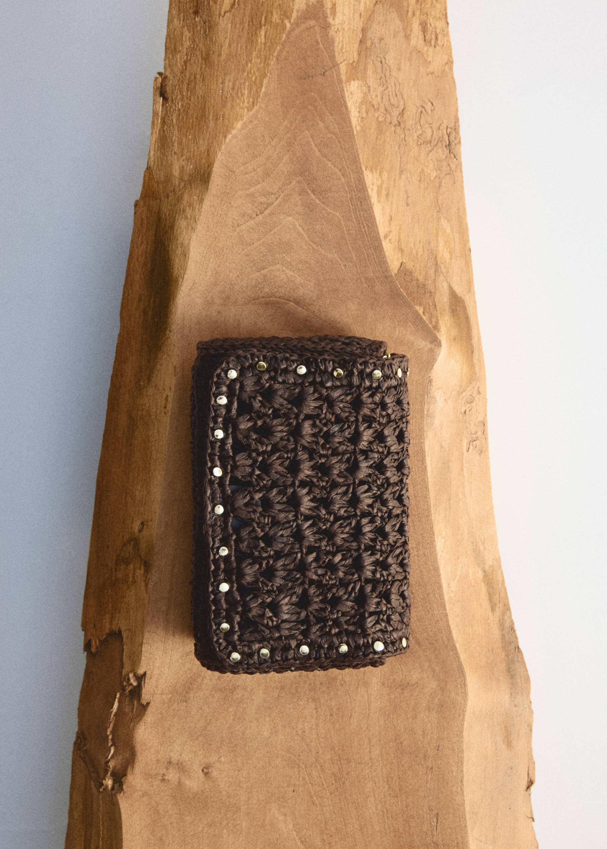 Mini natural fiber crossbody bag - Details of the article 6