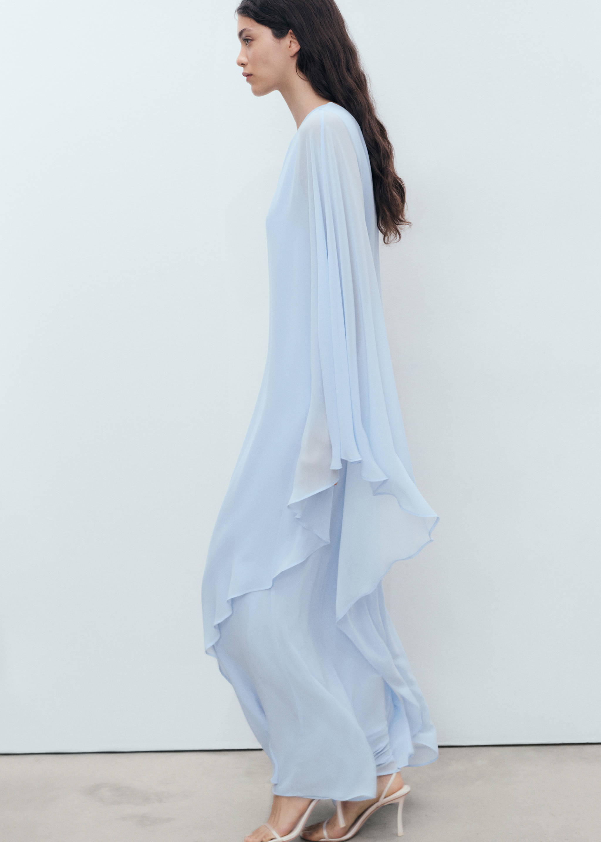 Asymmetrical double-layer dress - Details of the article 2