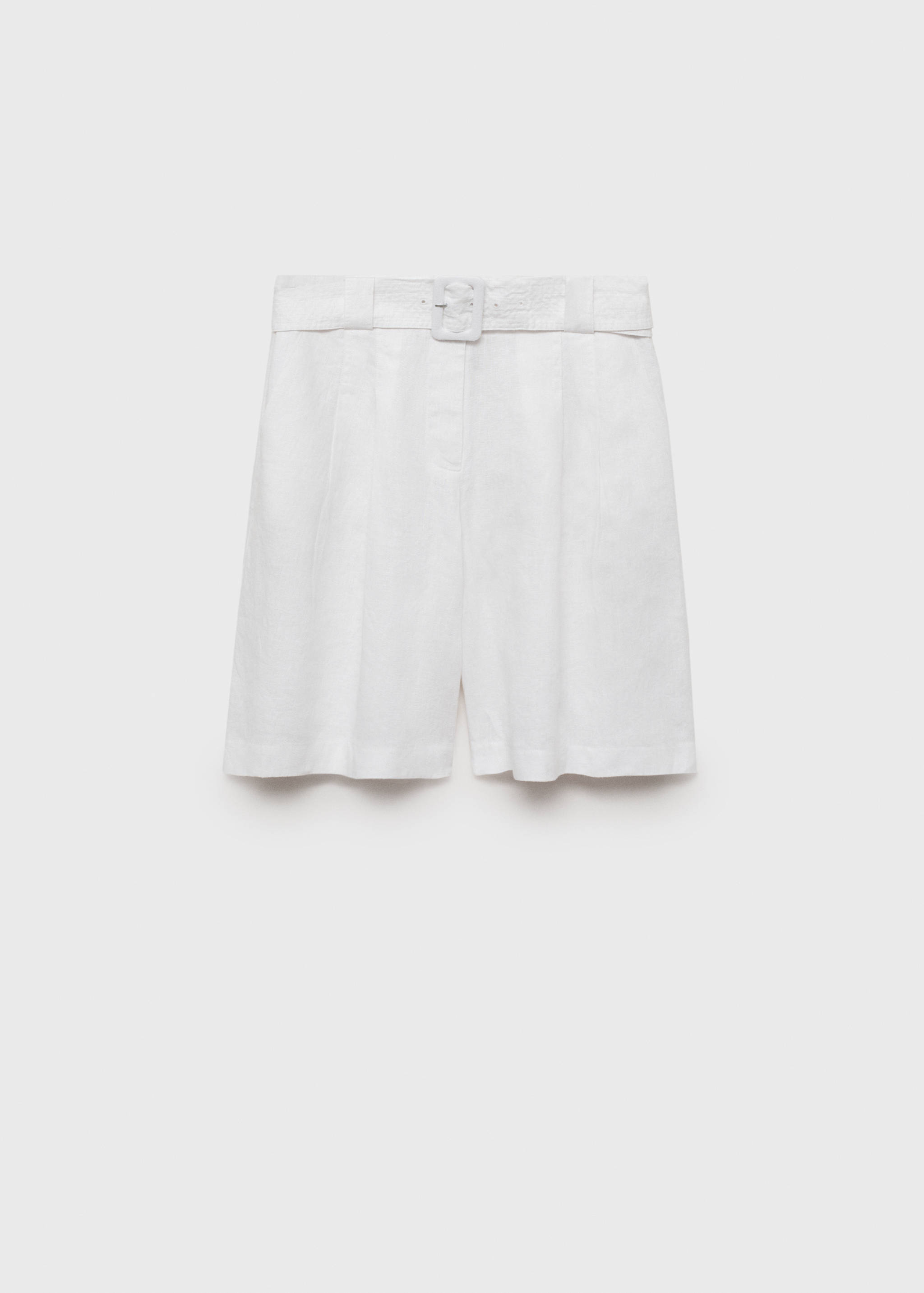 Bermuda lin ceinture - Article sans modèle