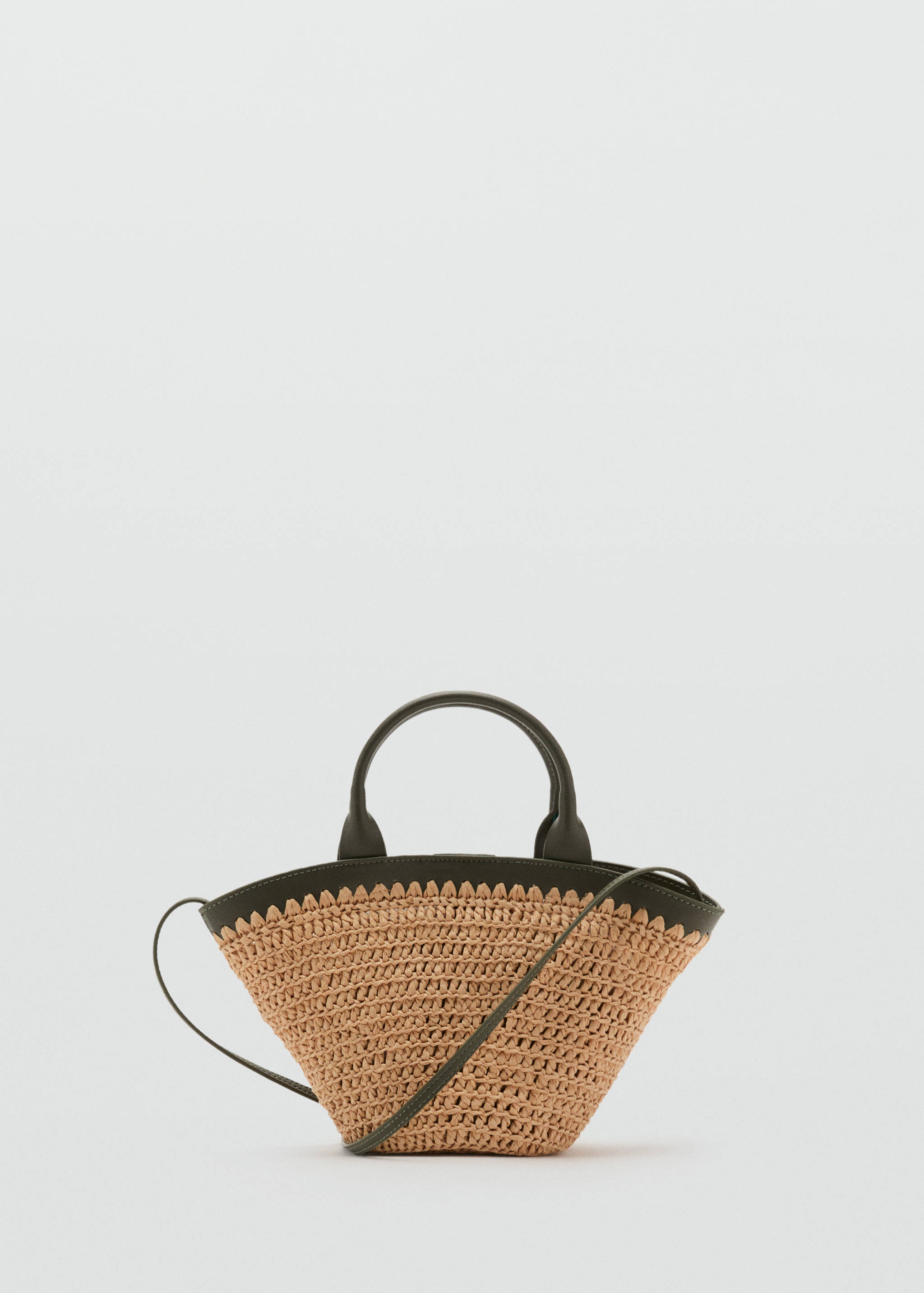 Bolso pequeño doble asa fibra natural - Artículo sin modelo