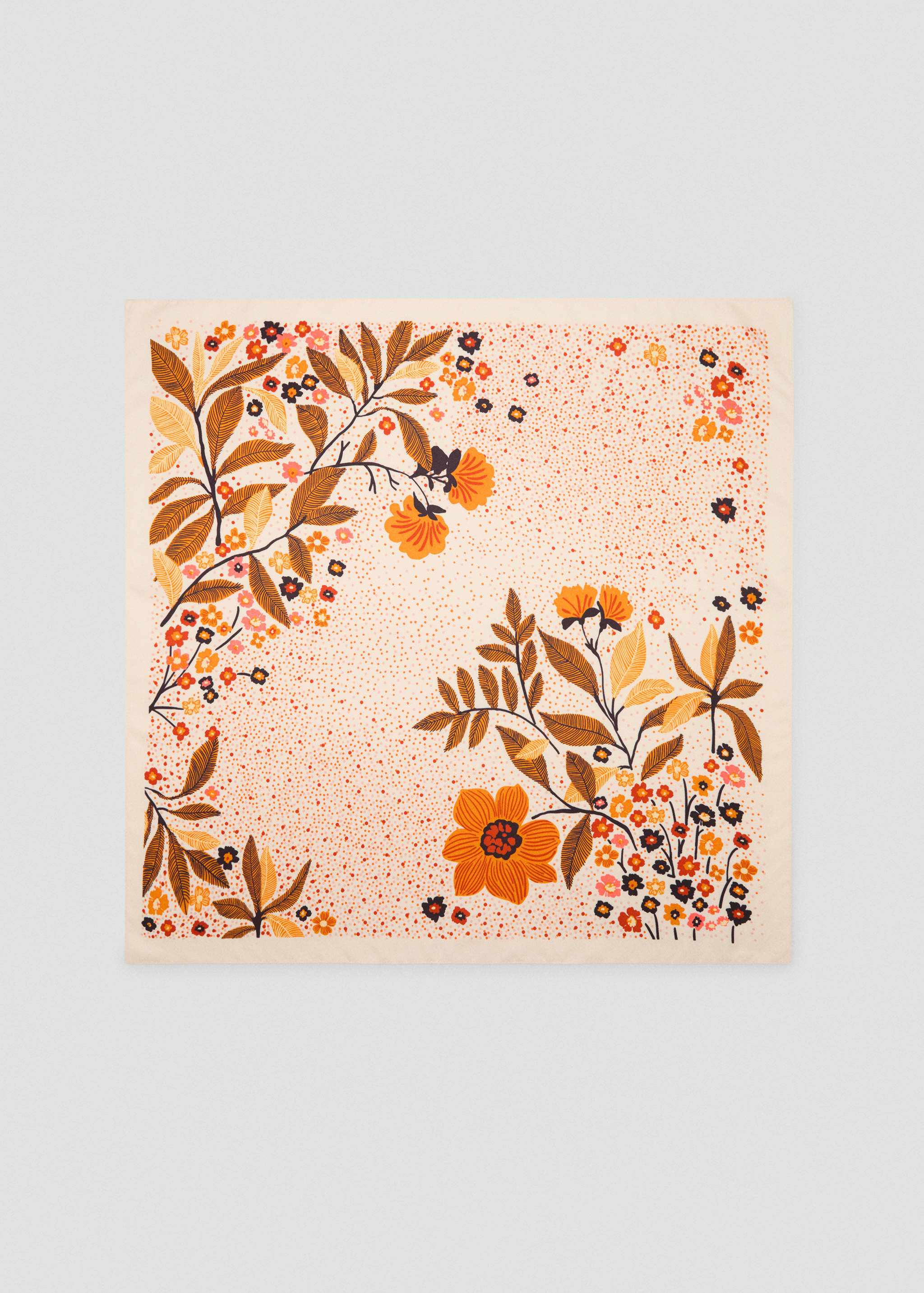 Çiçek desenli şal - Modelsiz ürün