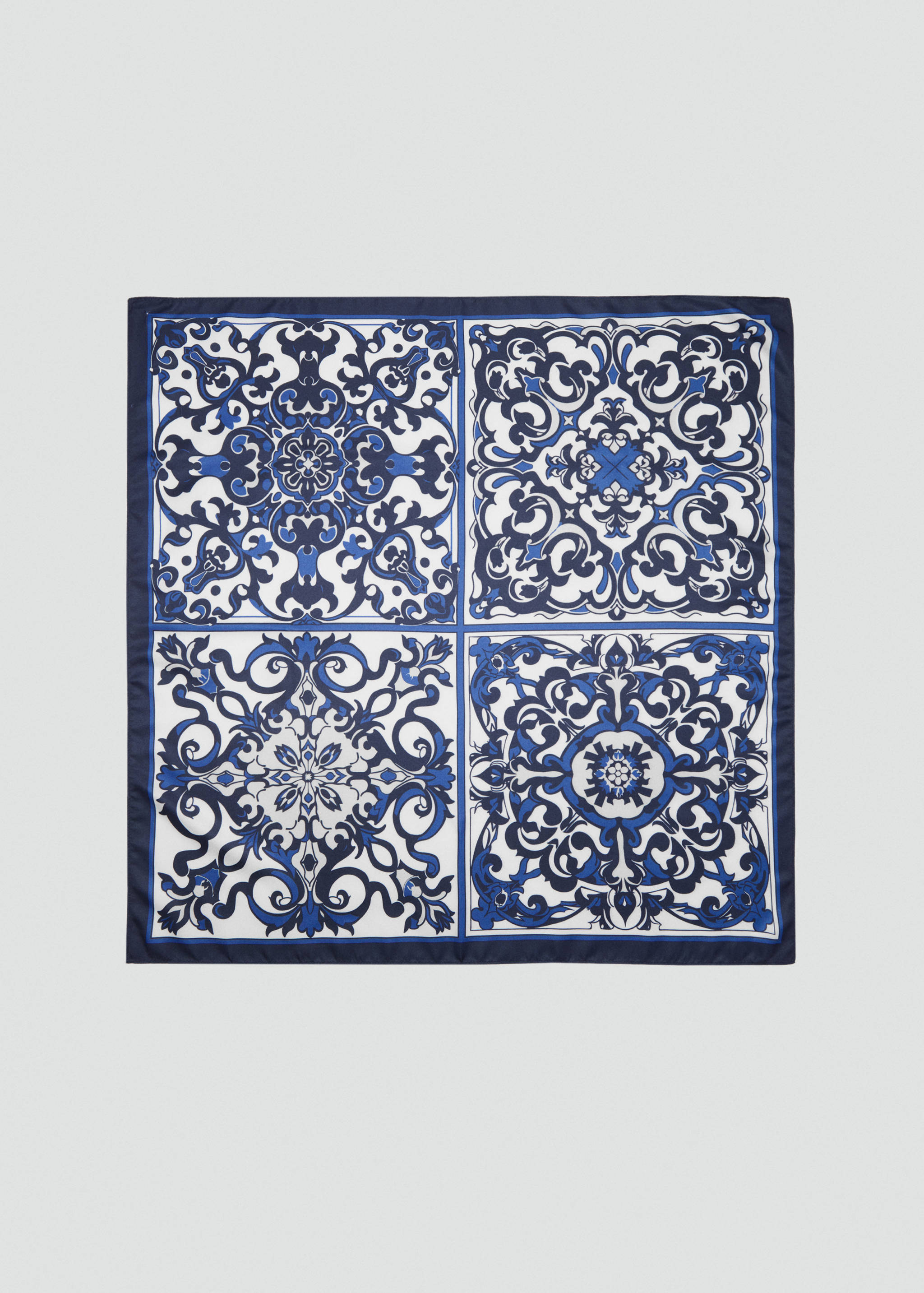 Tile-print scarf - Article without model