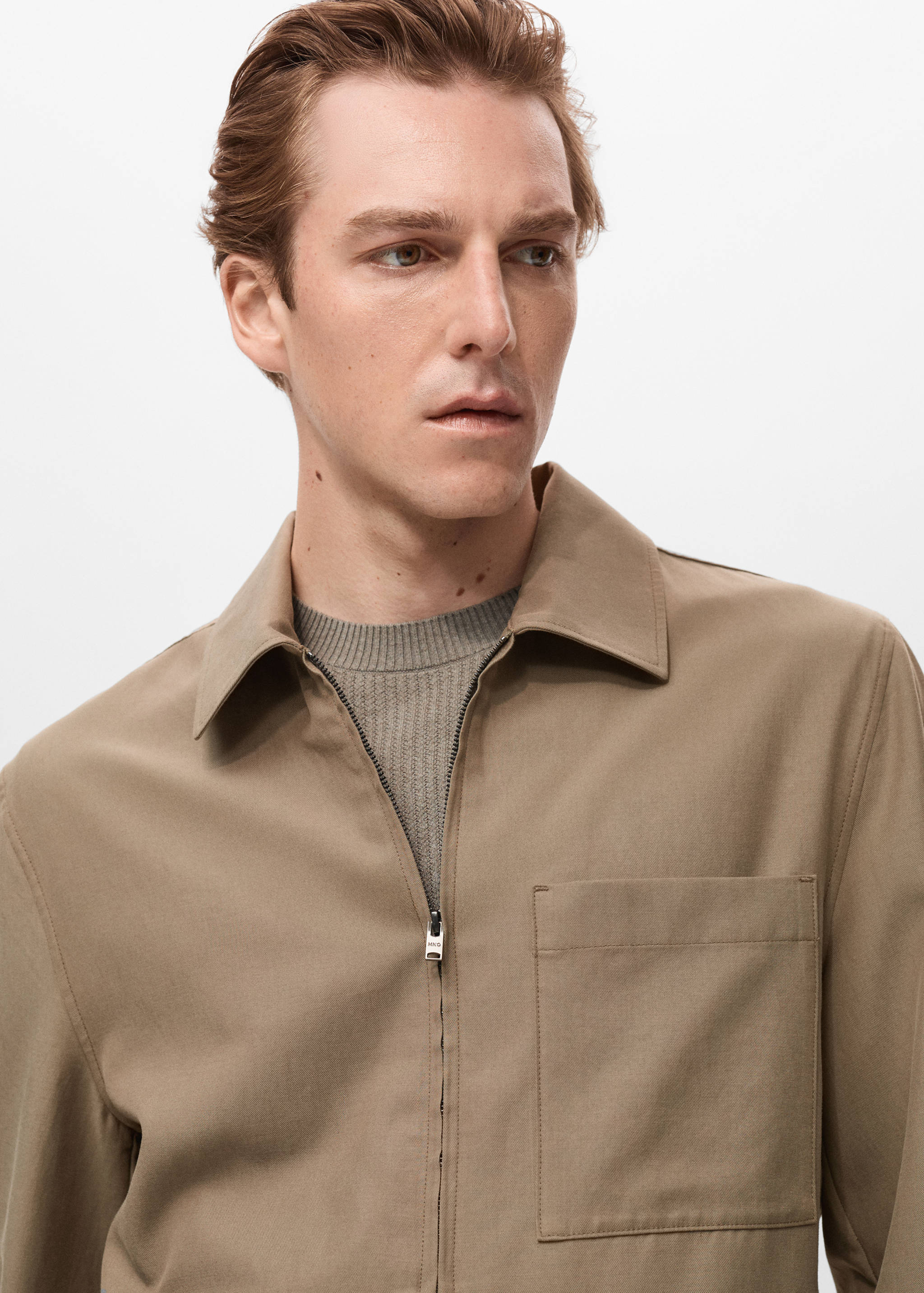Lyocell jacket with pockets - Details of the article 1