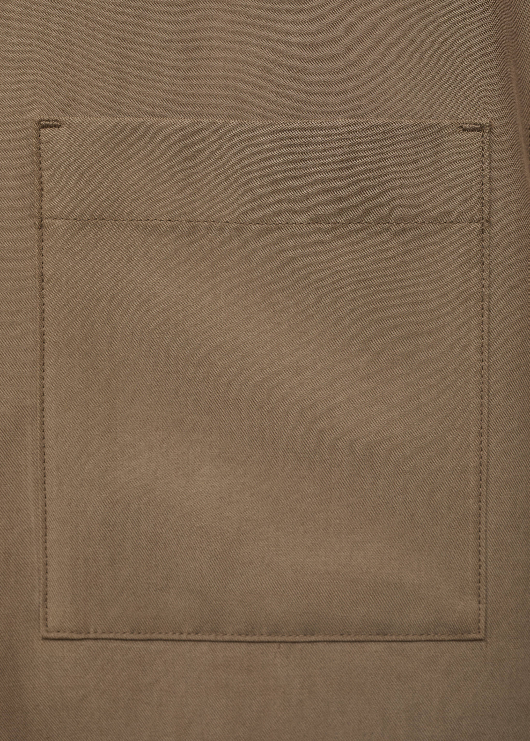 Lyocell jacket with pockets - Details of the article 0