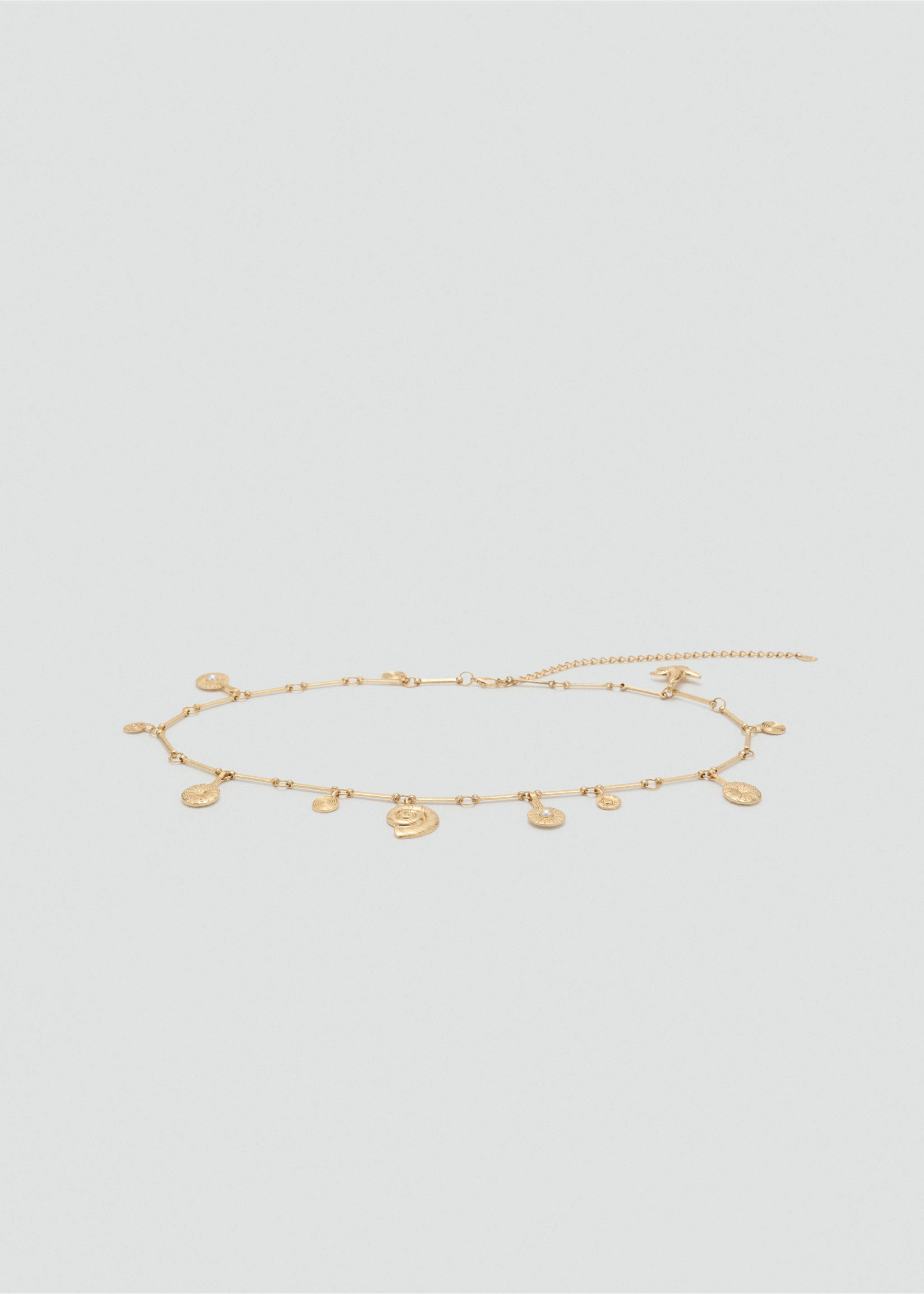 Ceinture métallique pièces pendentifs - Article sans modèle, Or. Ref: 17031144-00.