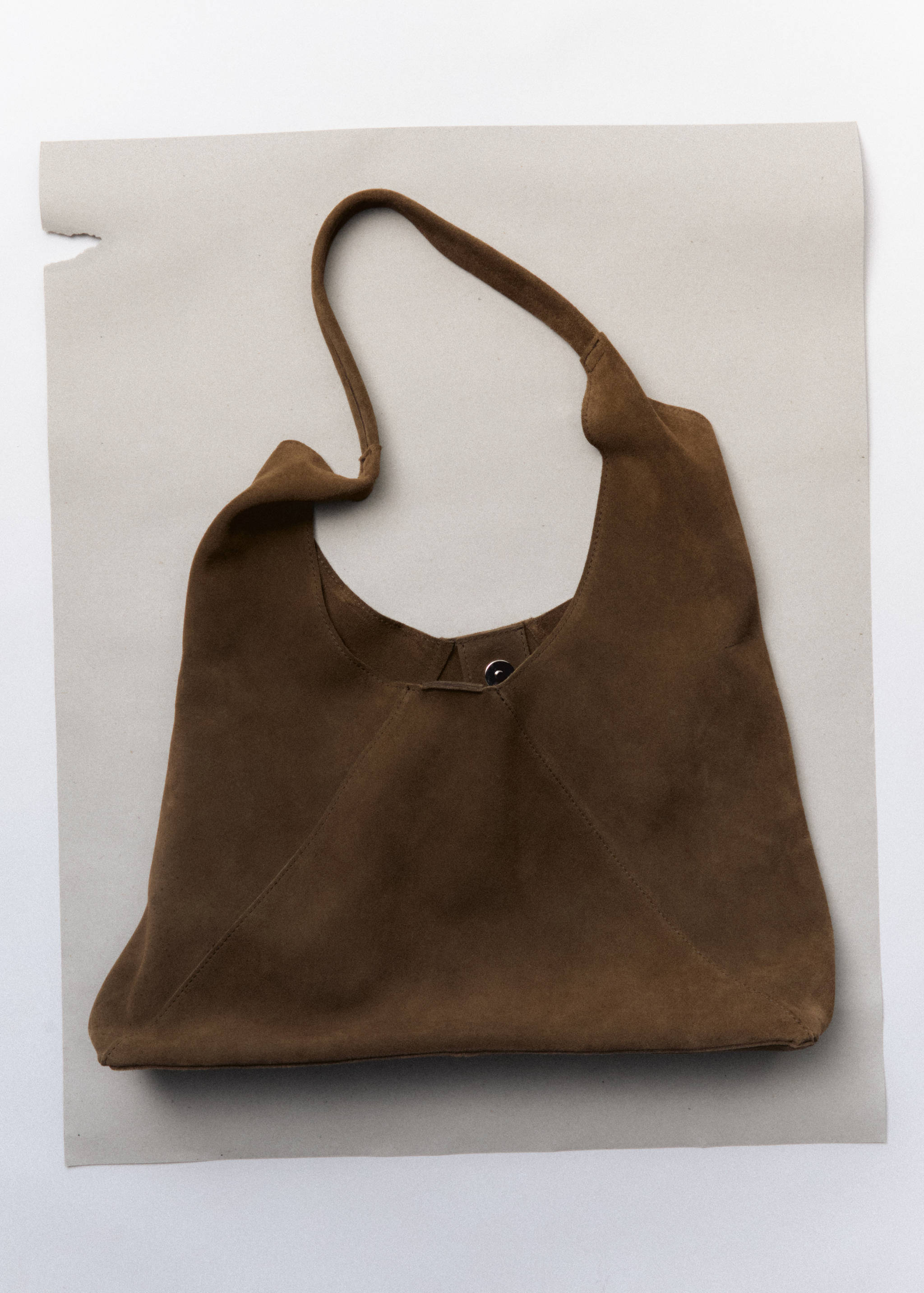 Suede shoulder bag - Details of the article 5