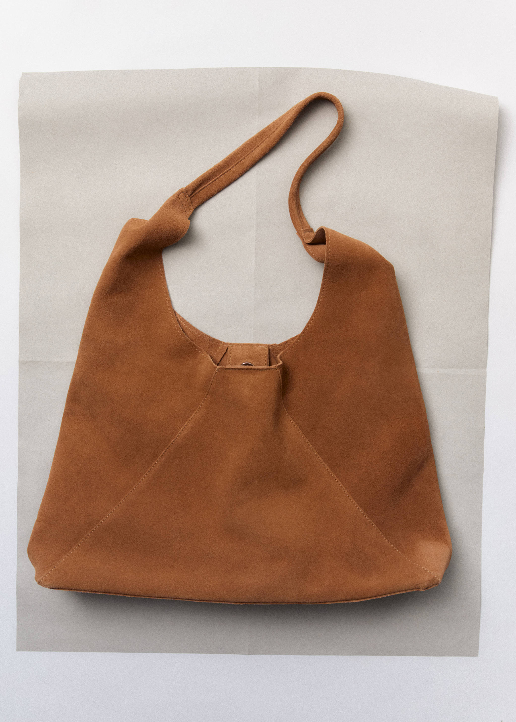 Suede shoulder bag - Details of the article 5