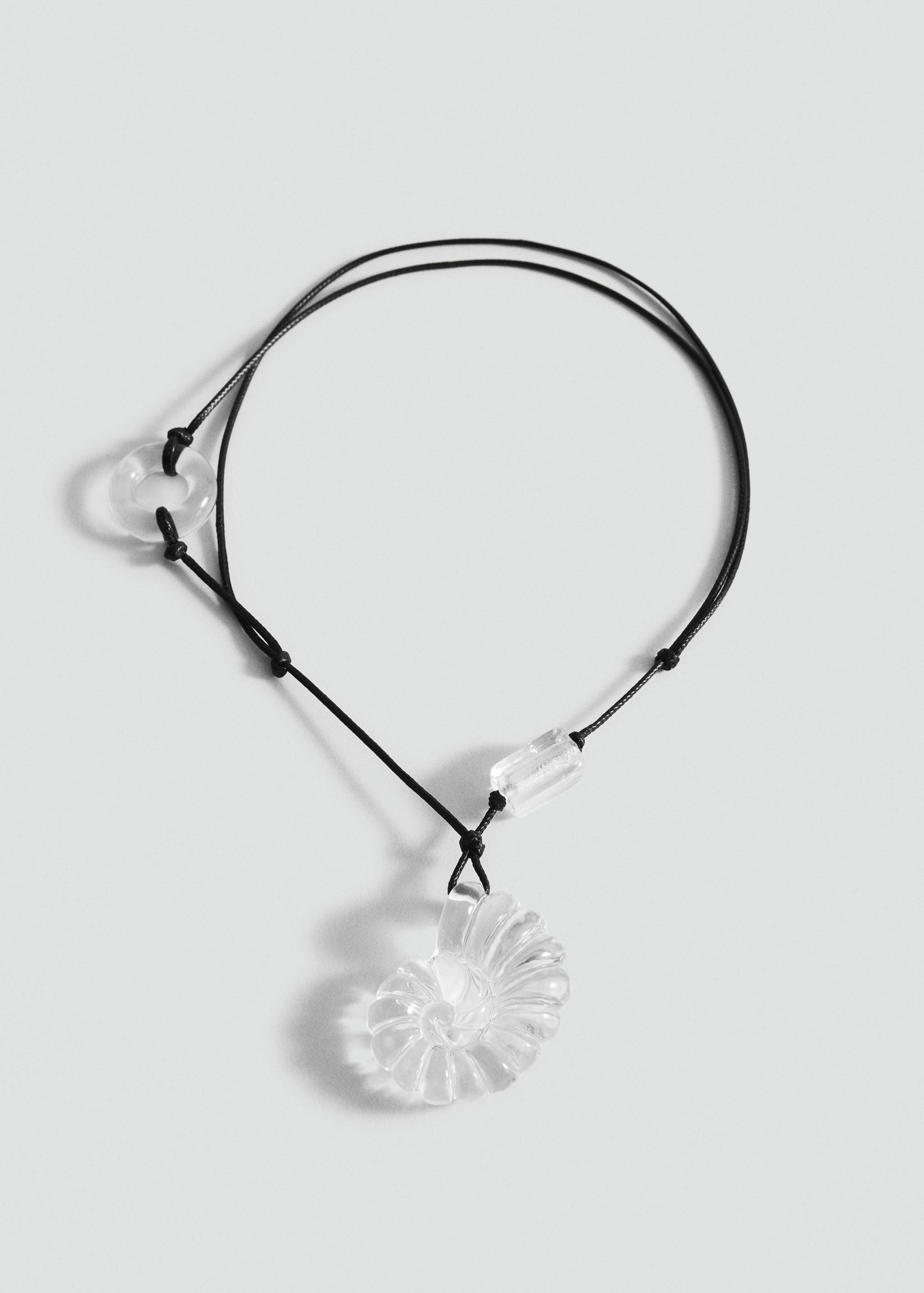 레진 셸 네크리스 - 모델 없는 상품