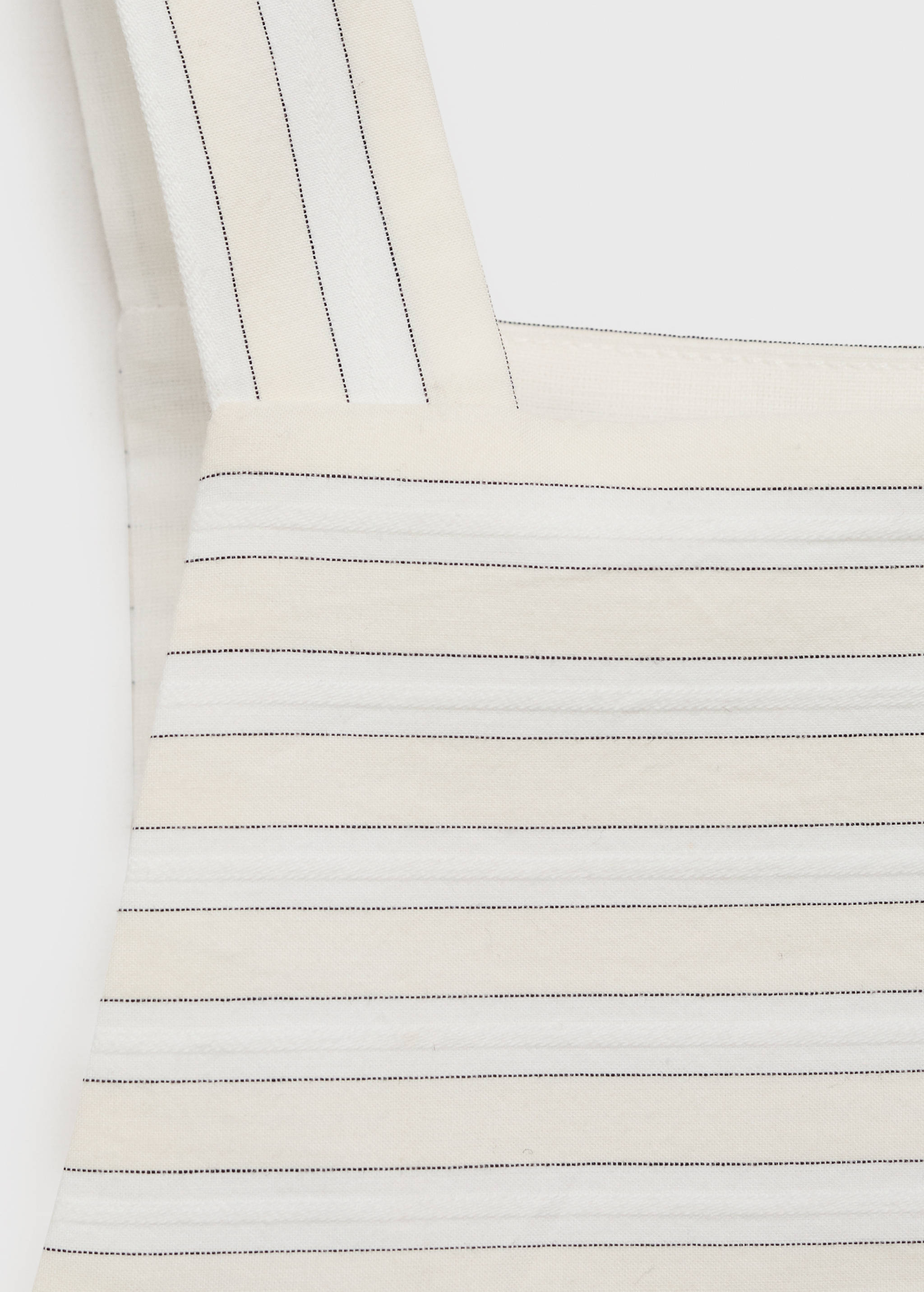 Striped strapless top - Details of the article 8