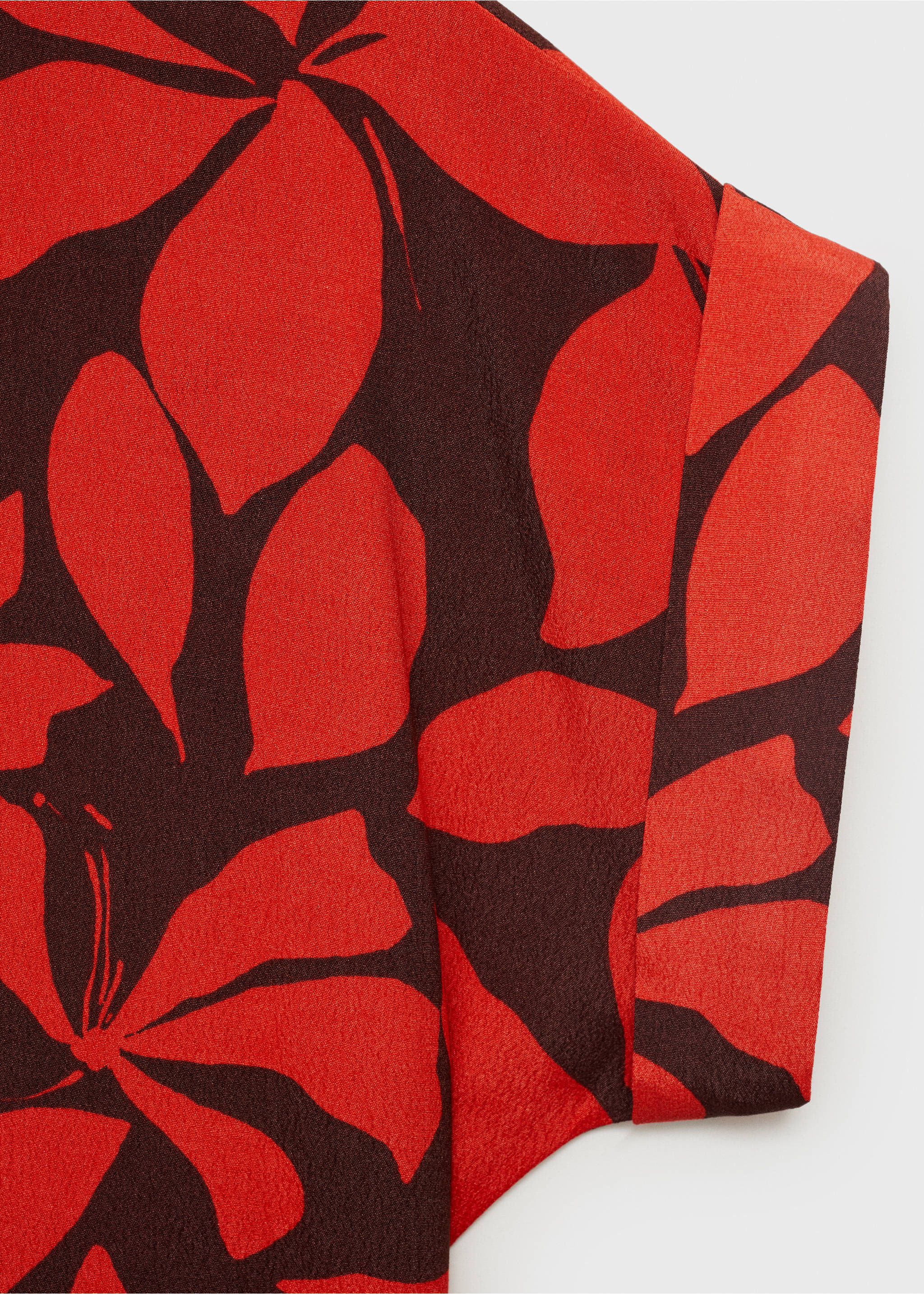 Chemise imprimée manches courtes - Détail de l'article 0, Rouge. Ref: 17031155-00.