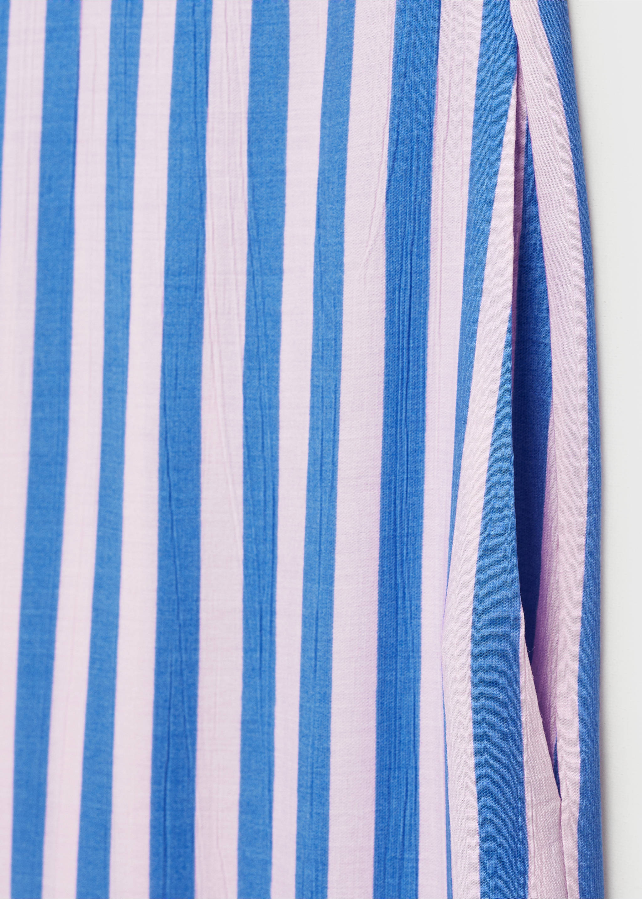 Прямые брюки в полоску - Деталь изделия 8, Синий. Ref: 17031157-00.