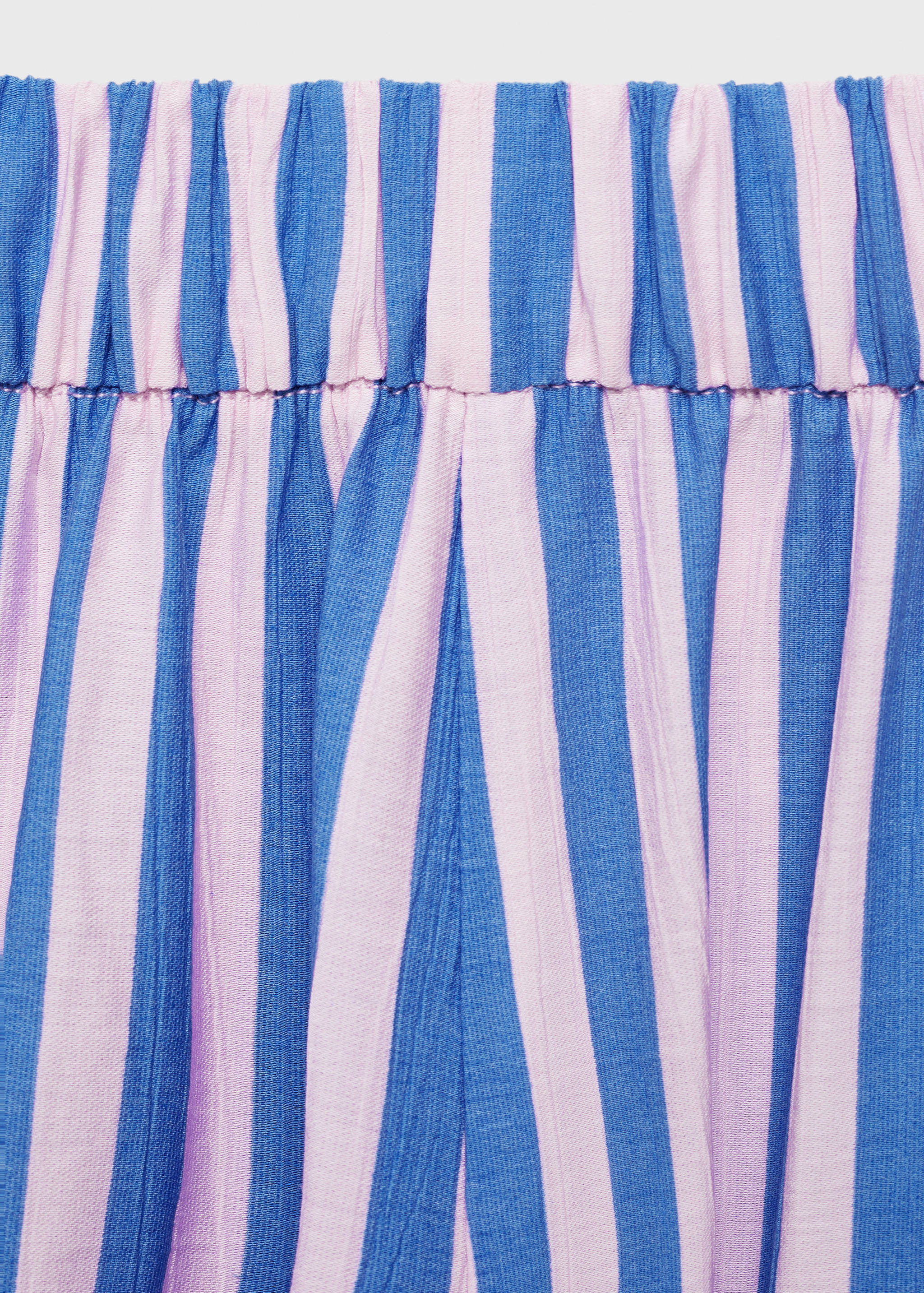 Celana panjang straight motif garis-garis - Rincian barang 0