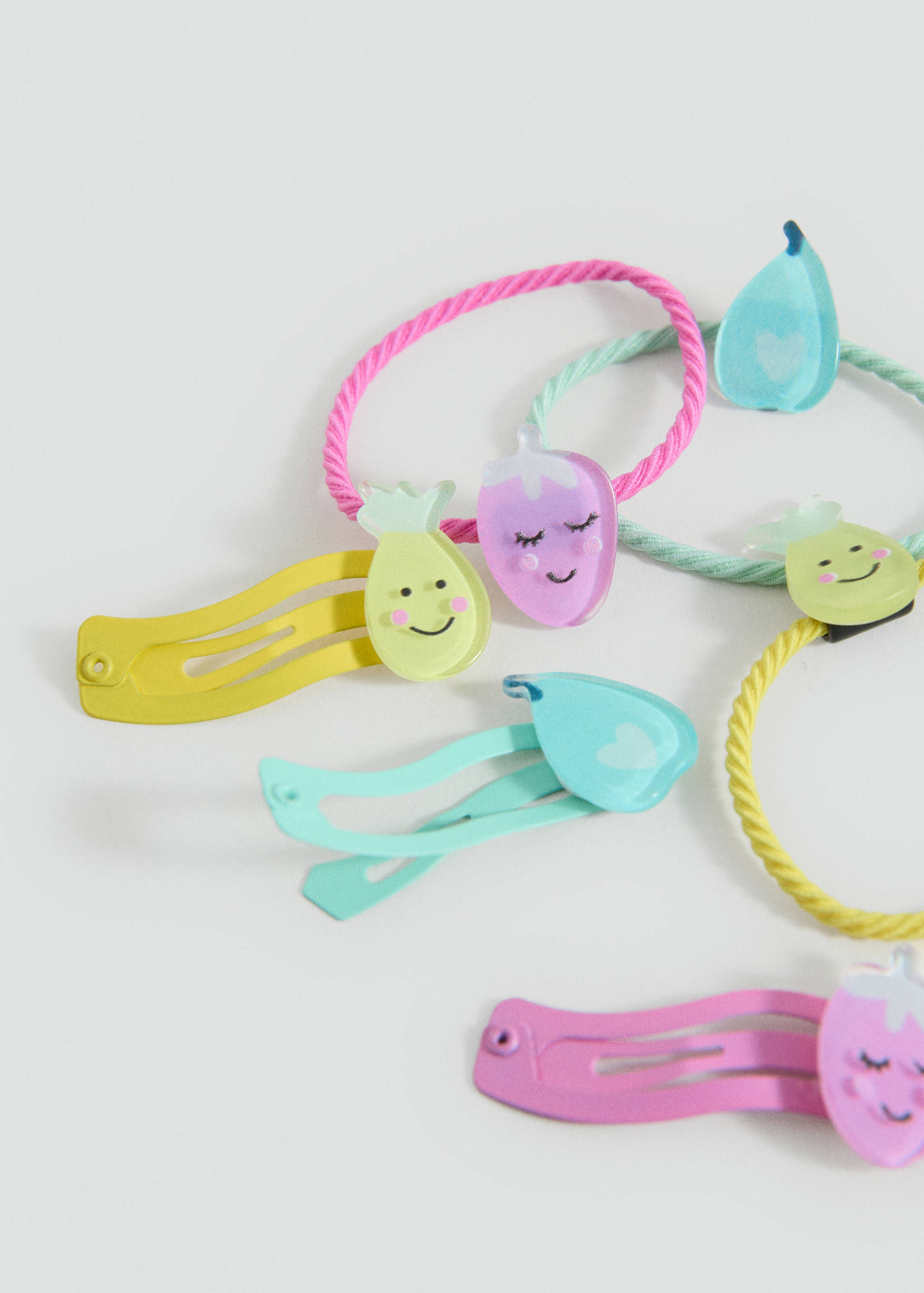 Pack of rubber bands and clips - Medium plane