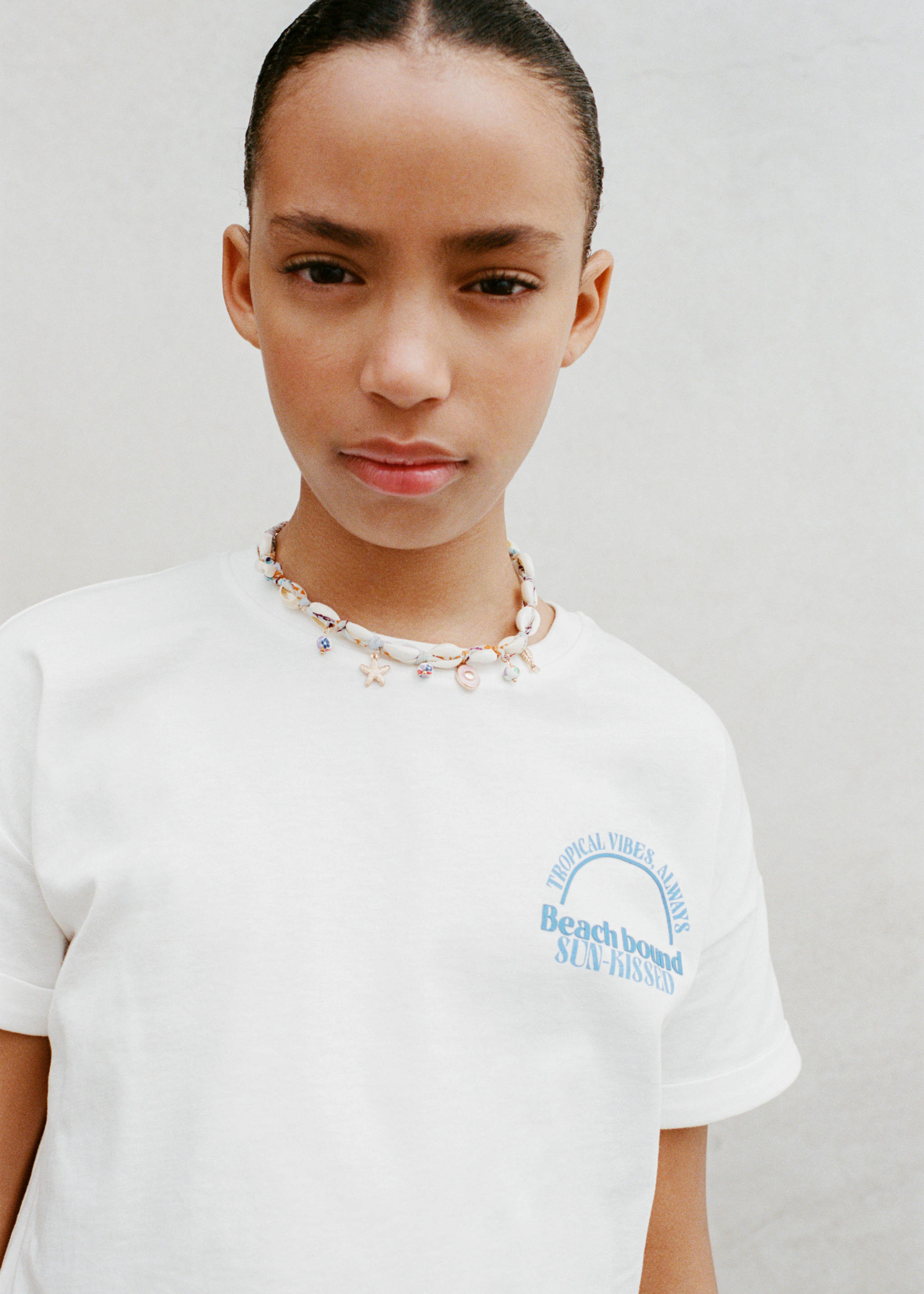 Short-sleeved printed t-shirt - Details of the article 5