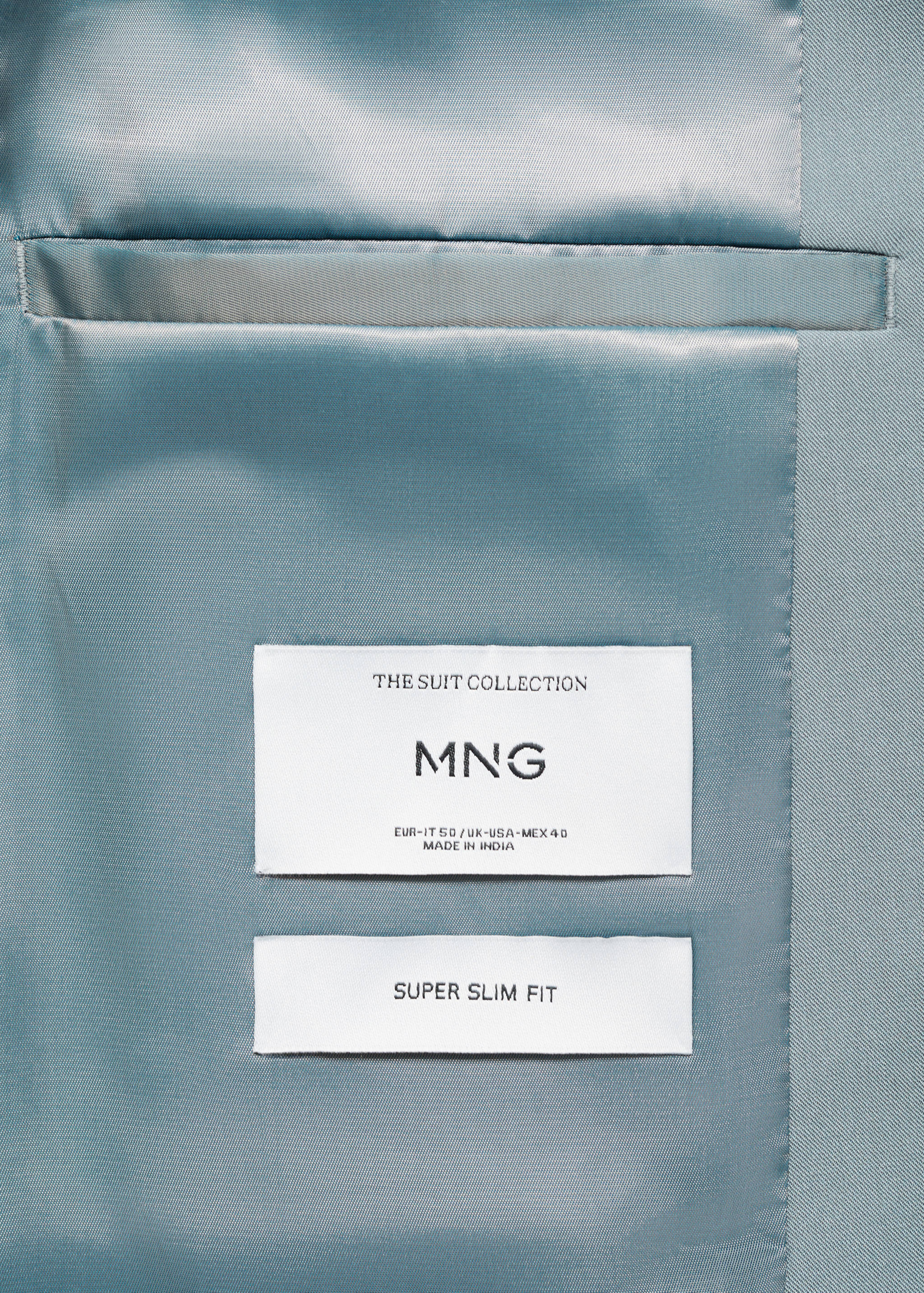 Super slim-fit suit jacket in stretch fabric - Details of the article 0