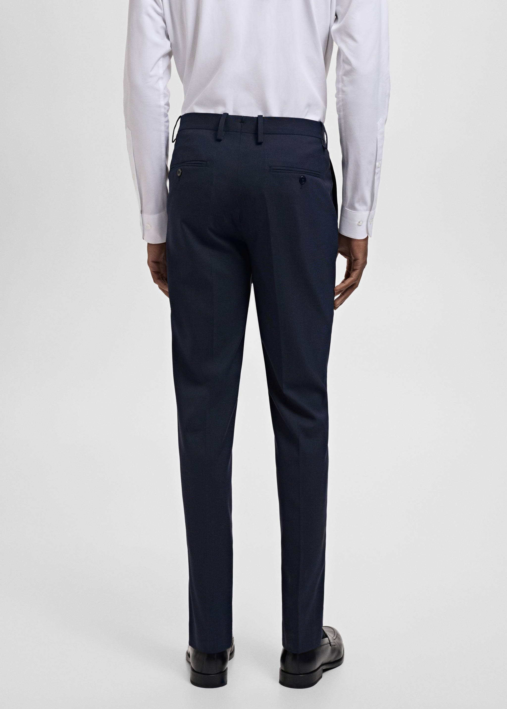 Milan slim-fit suit trousers - Reverse of the article
