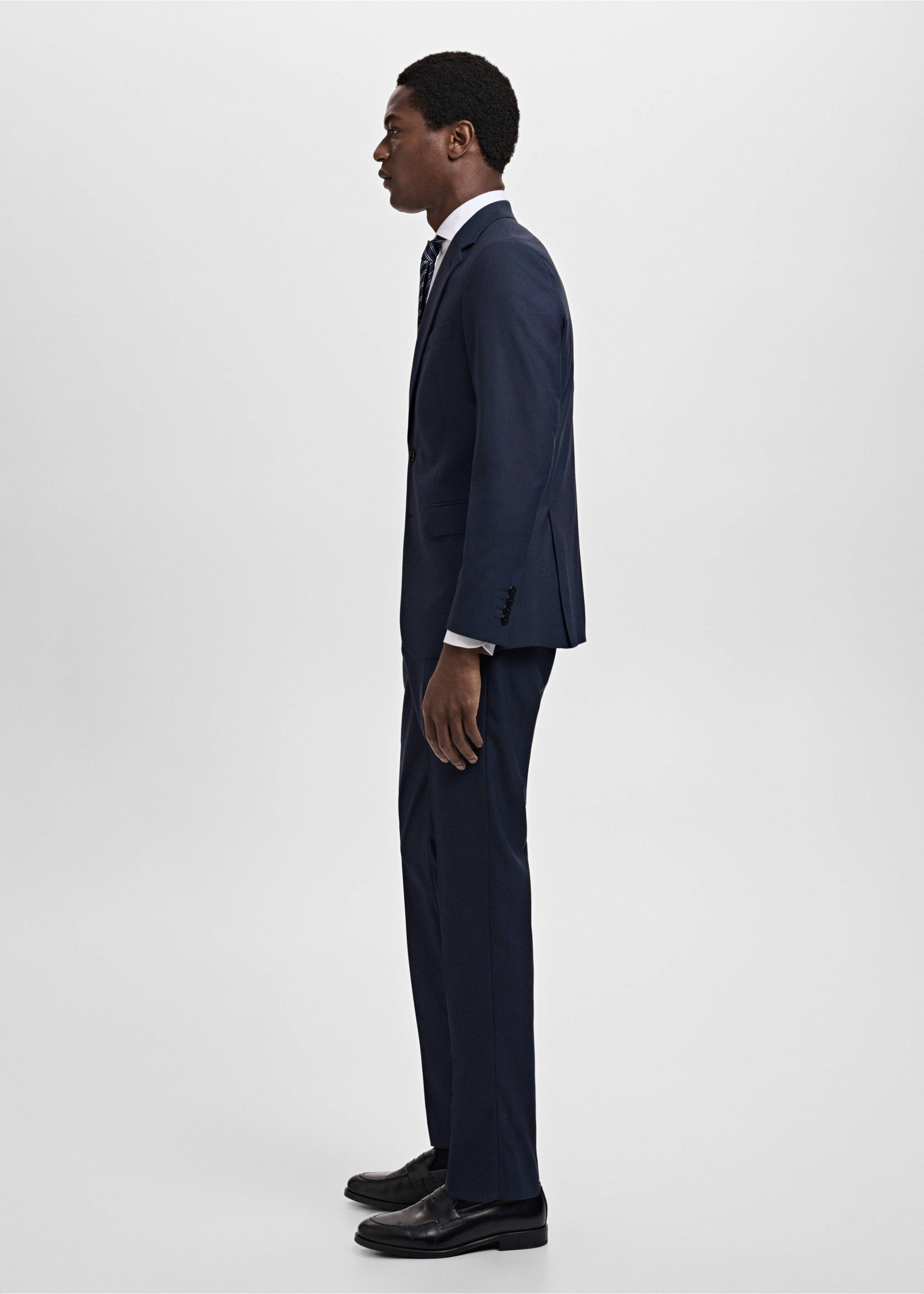 Pantalón traje Milán slim fit - Detalle del artículo 2, Azul marino oscuro. Ref: 17031179-00.