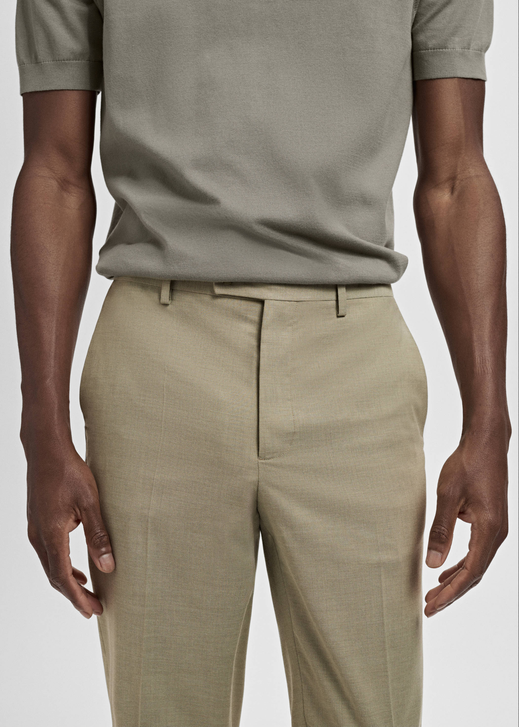 Milan slim-fit suit pants - Details of the article 1