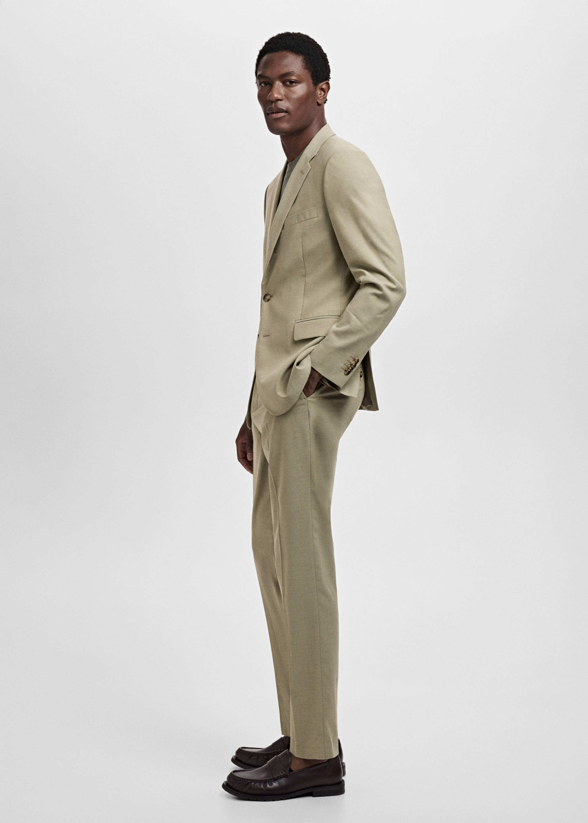 Milan slim-fit suit pants - Details of the article 2