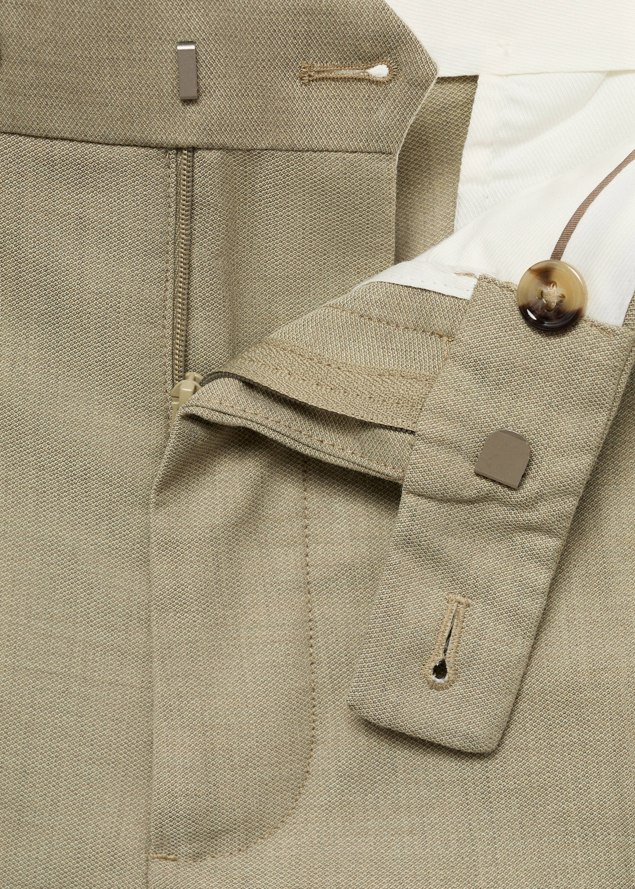 Milan slim-fit suit pants - Details of the article 0