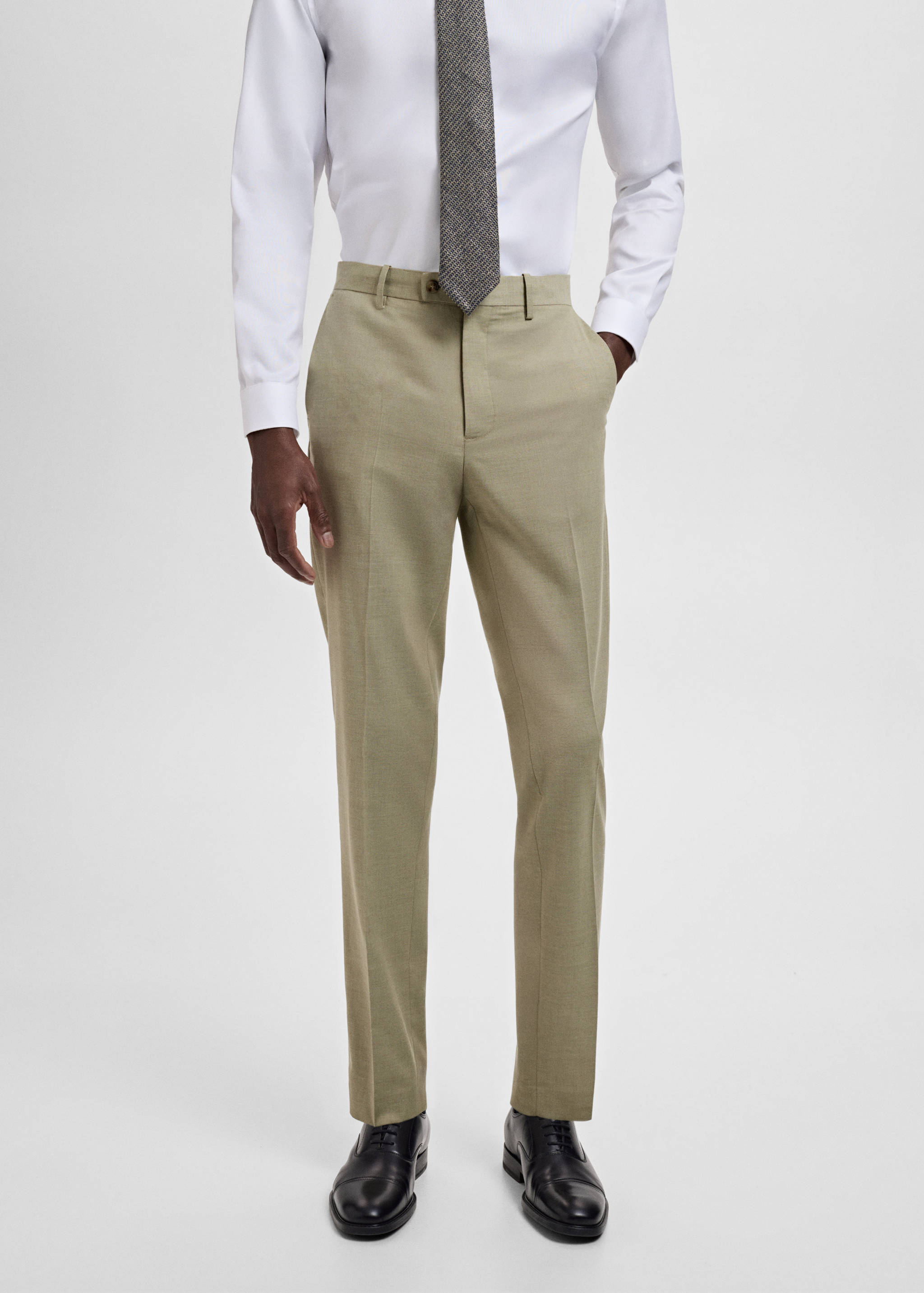 Pantalon costume Milán slim-fit - Plan moyen