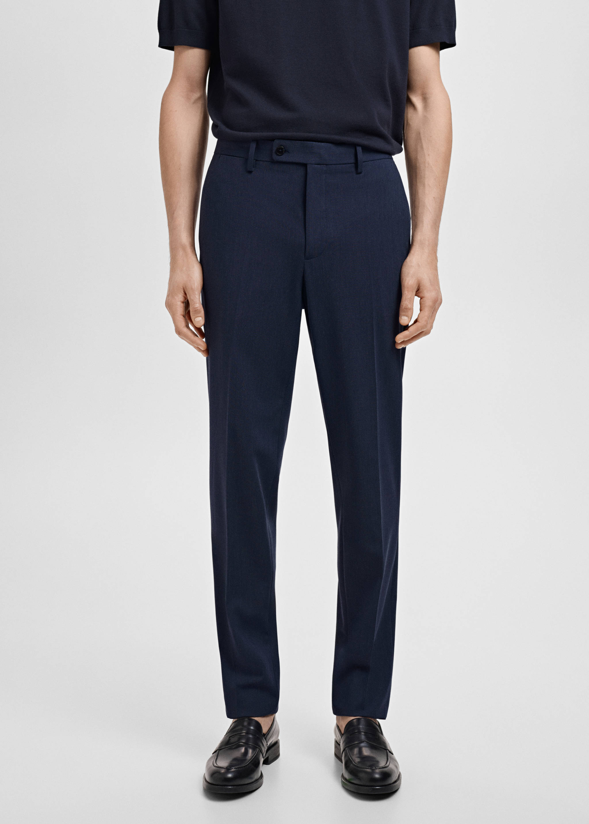 Monaco slim fit öltönynadrág - Felezősík