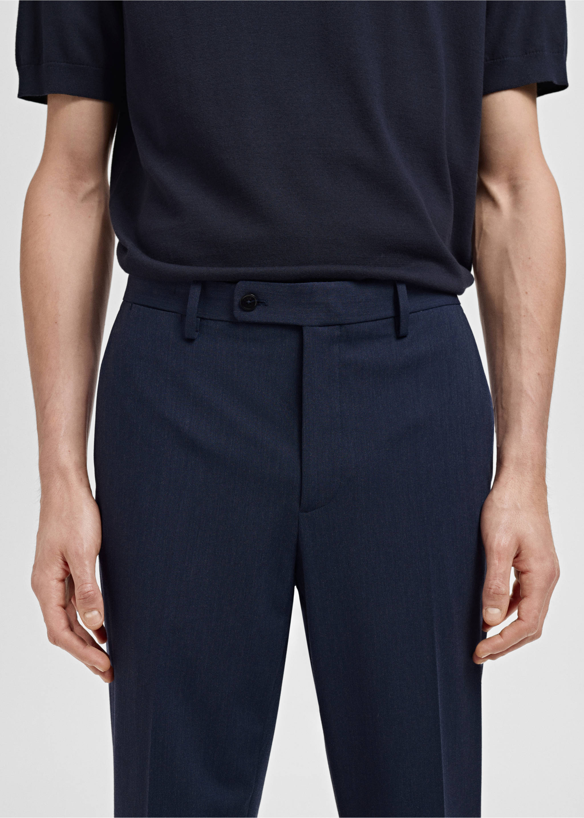 Pantalón traje Mónaco slim fit - Detalle del artículo 1, Azul indigo. Ref: 17031182-00.