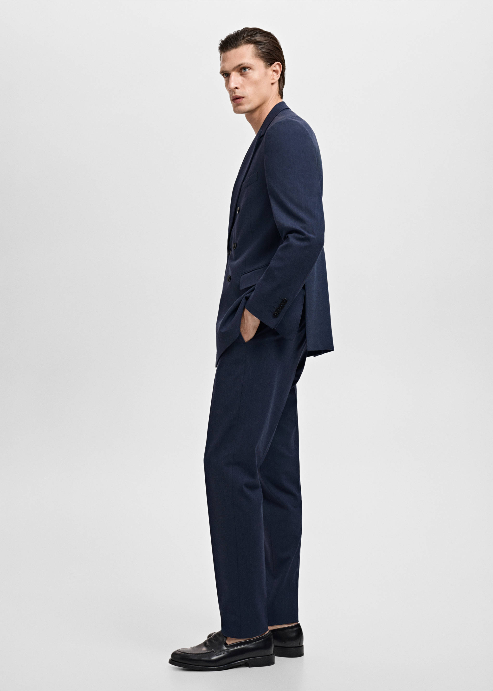 Pantalón traje Mónaco slim fit - Detalle del artículo 2, Azul indigo. Ref: 17031182-00.
