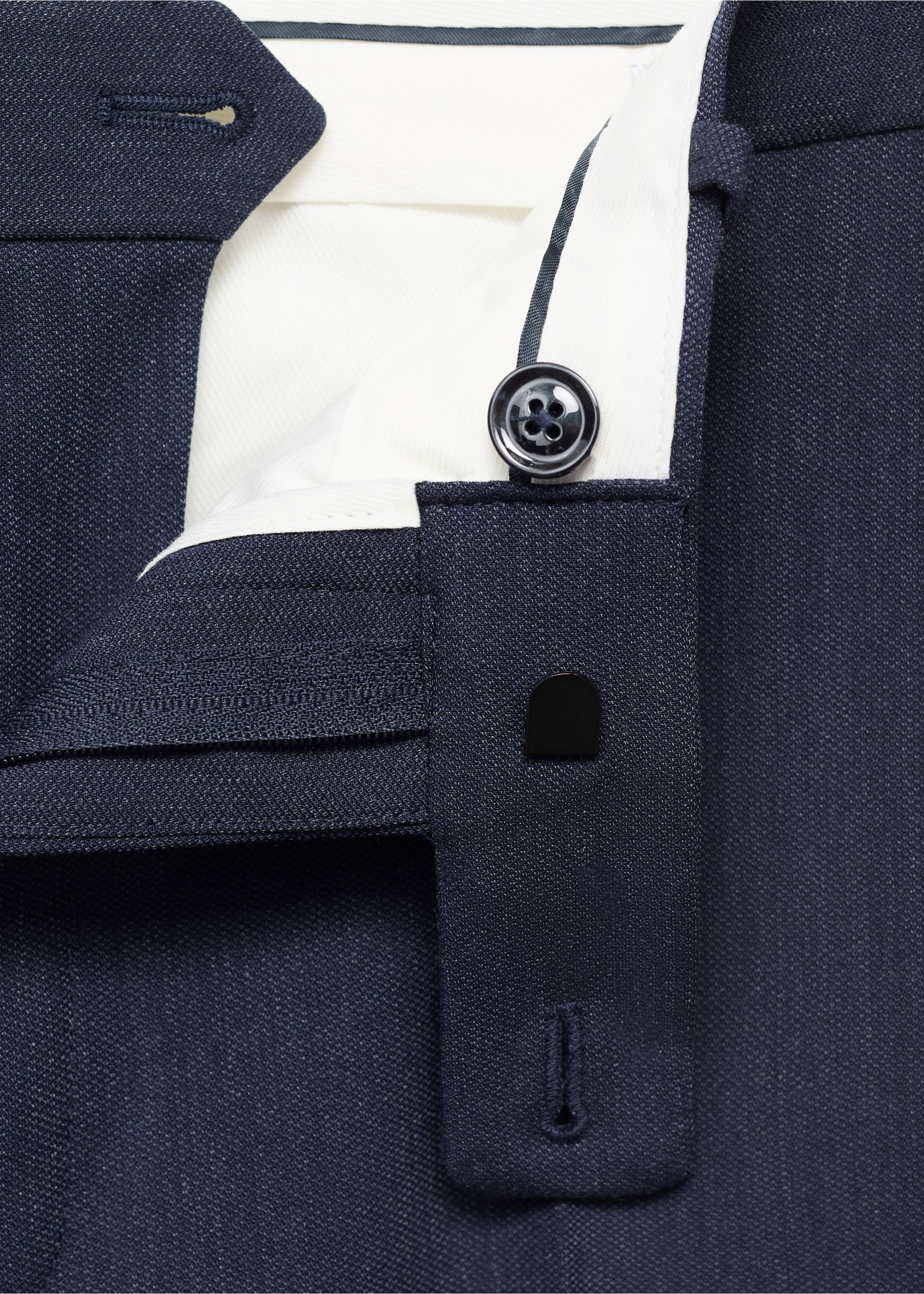 Pantalón traje Mónaco slim fit - Detalle del artículo 8, Azul indigo. Ref: 17031182-00.
