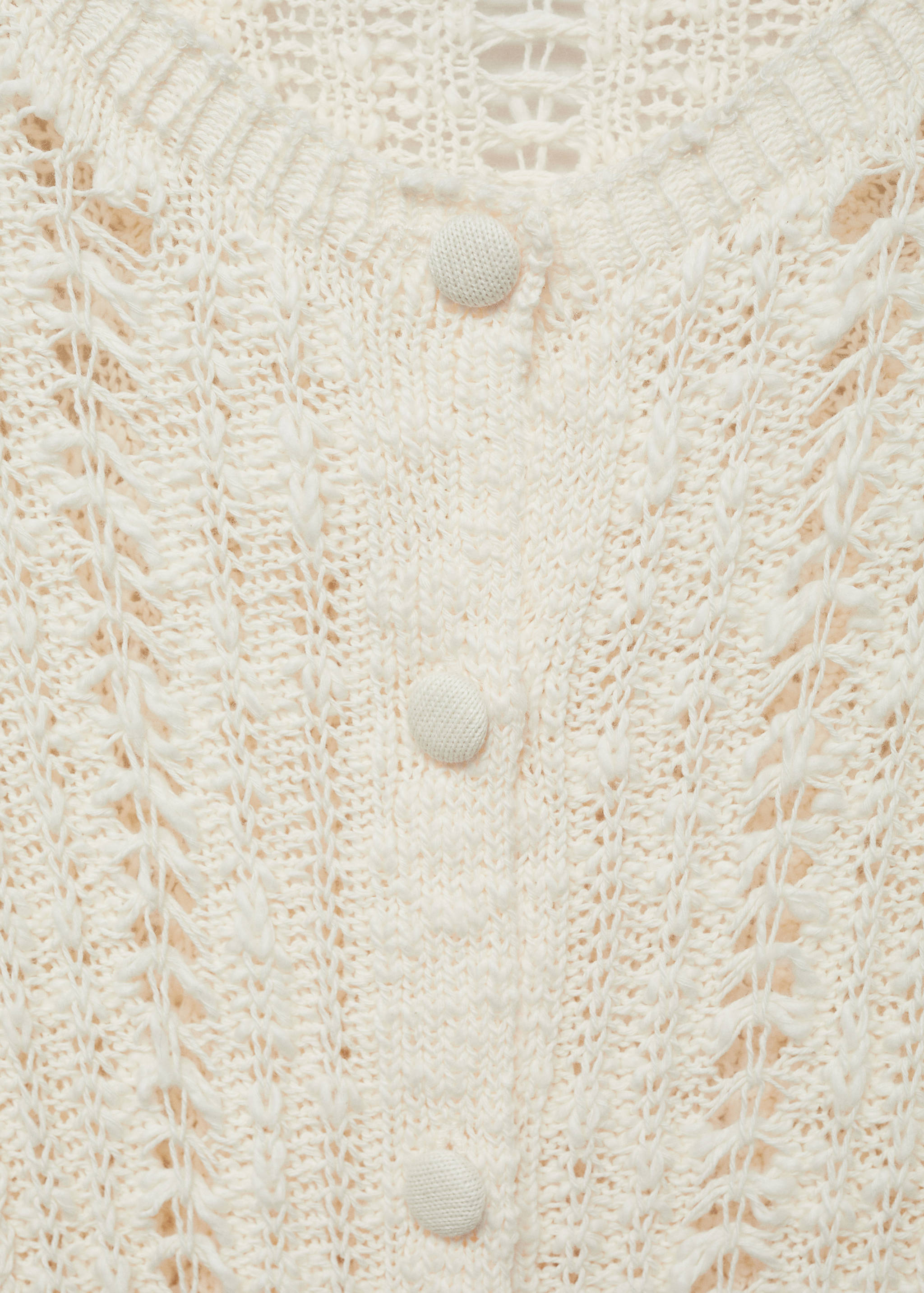 Openwork knit cardigan - Details of the article 8